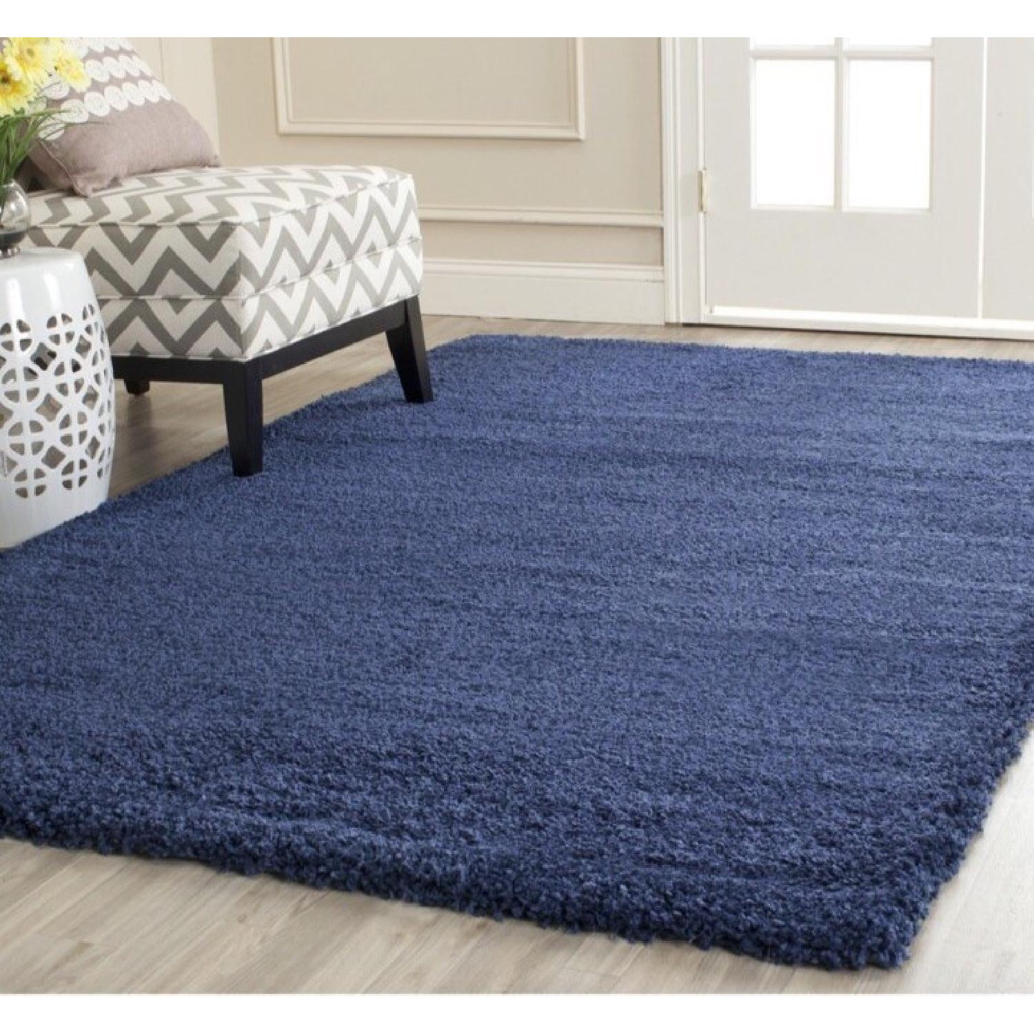 Safavieh Dark Blue Shag Rug - image-1