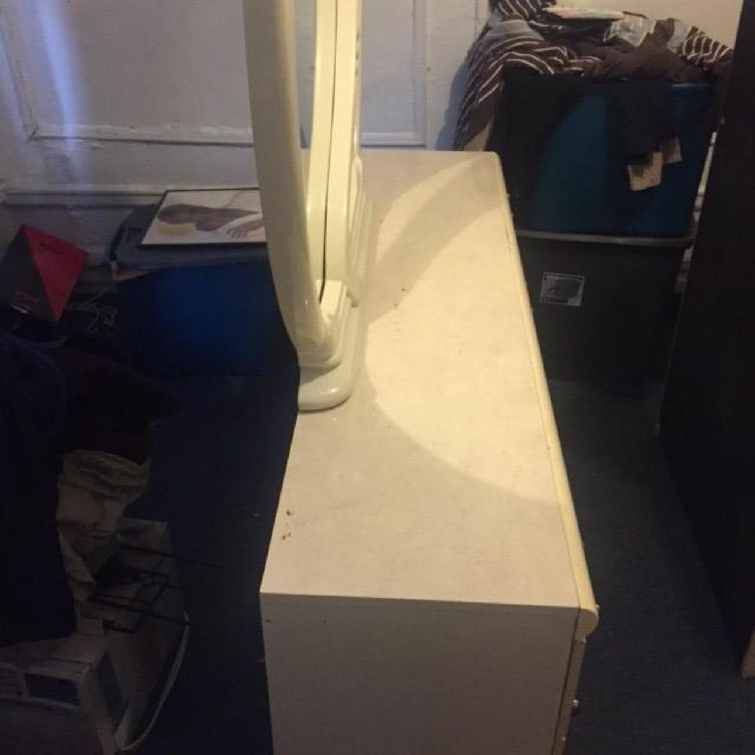 Dresser w/ Mirror + TV Stand w/ Drawers . - image-2