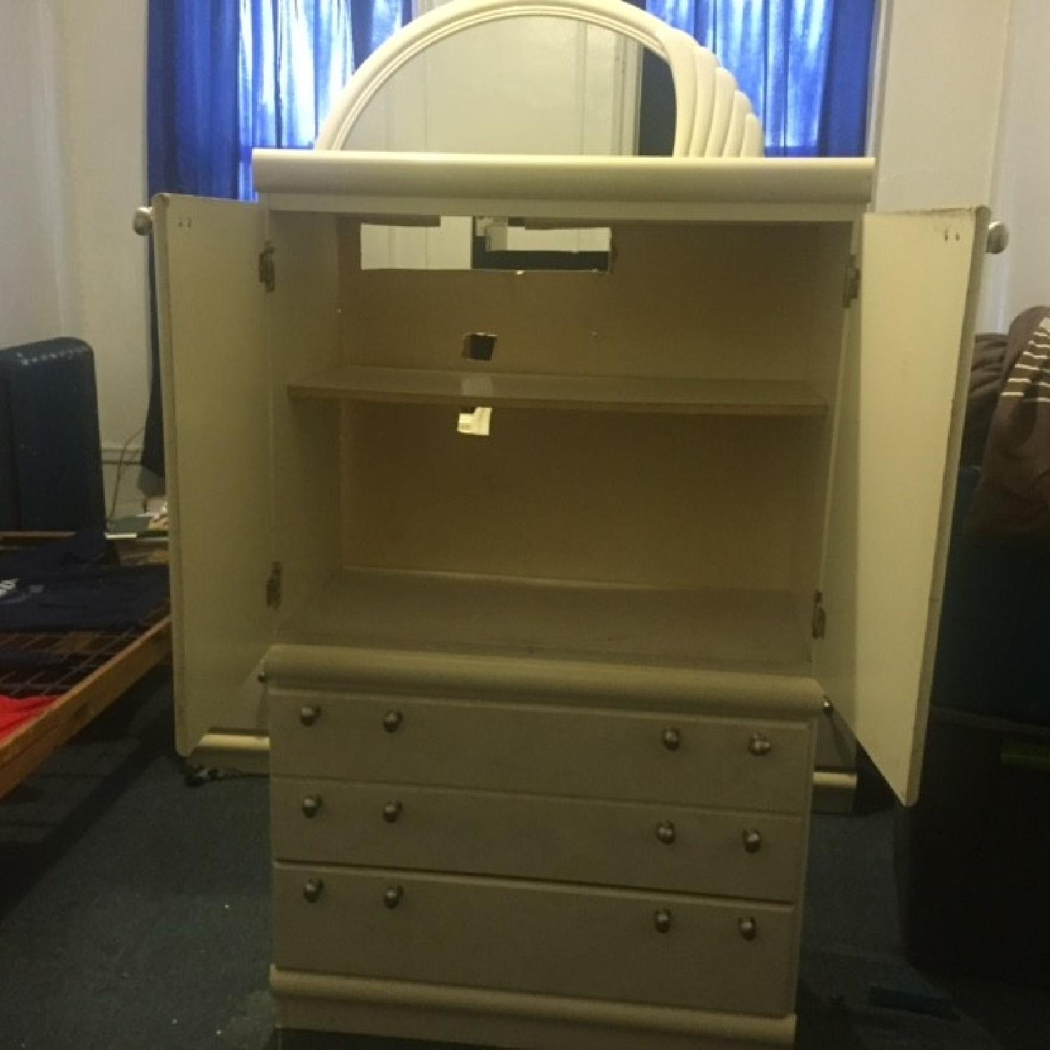 Dresser w/ Mirror + TV Stand w/ Drawers . - image-10