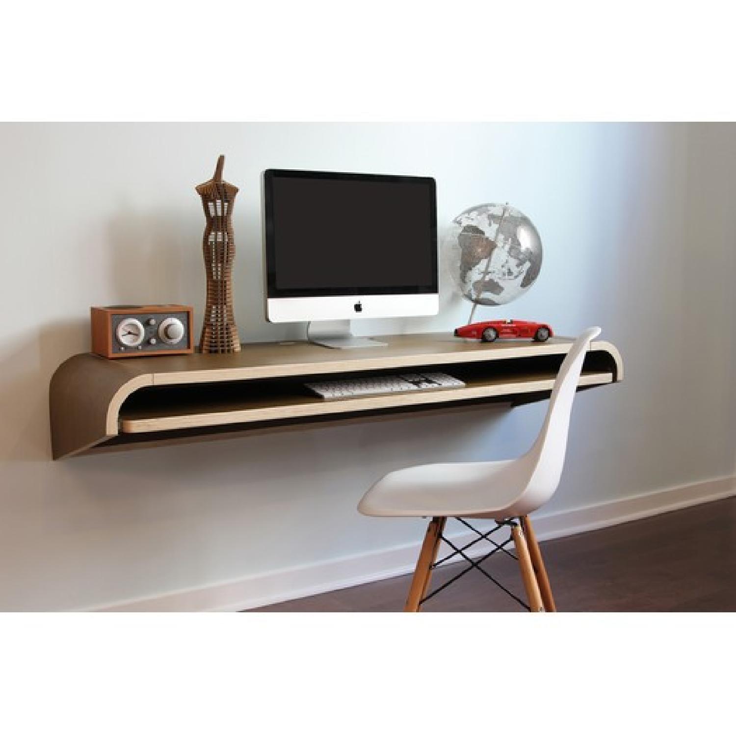 Orange 22 Minimal Large Floating Desk - image-1