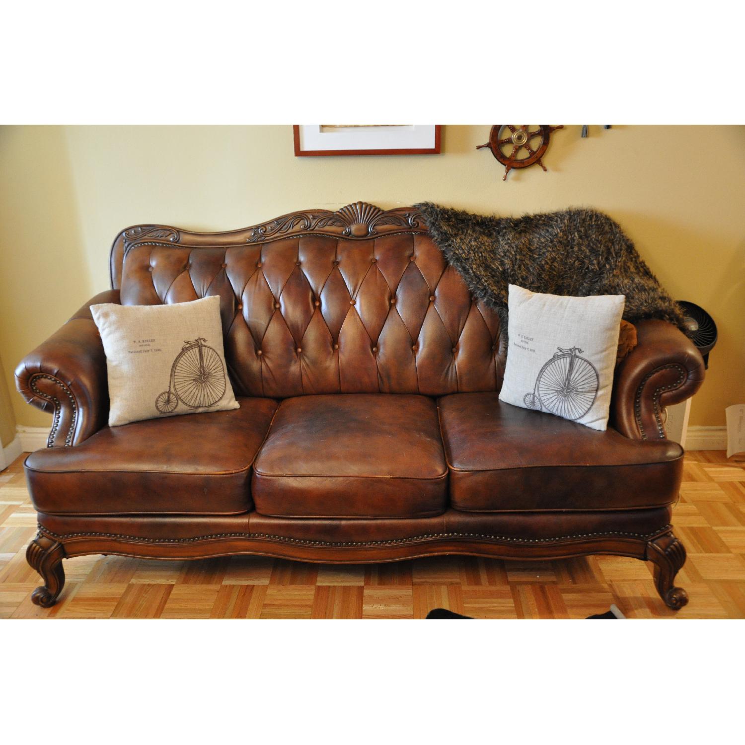Leather Sofa - image-2