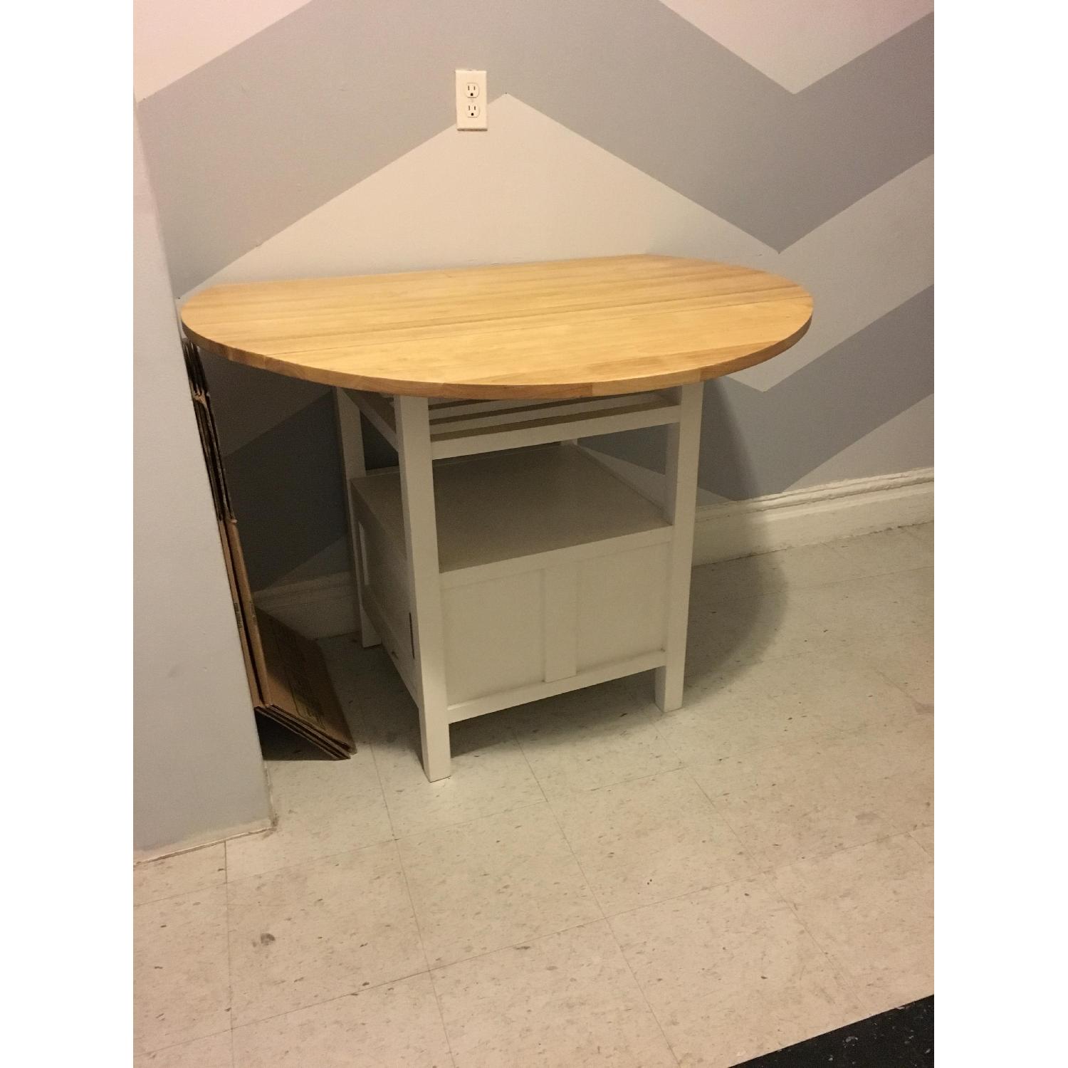 Crate & Barrel Belmont High Dining Table - image-1