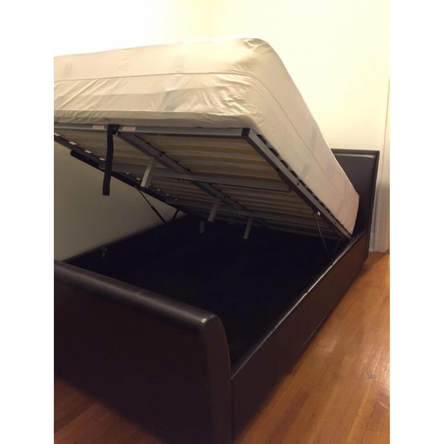 Gothic Furniture Queen Size Storage Bed Frame - image-3