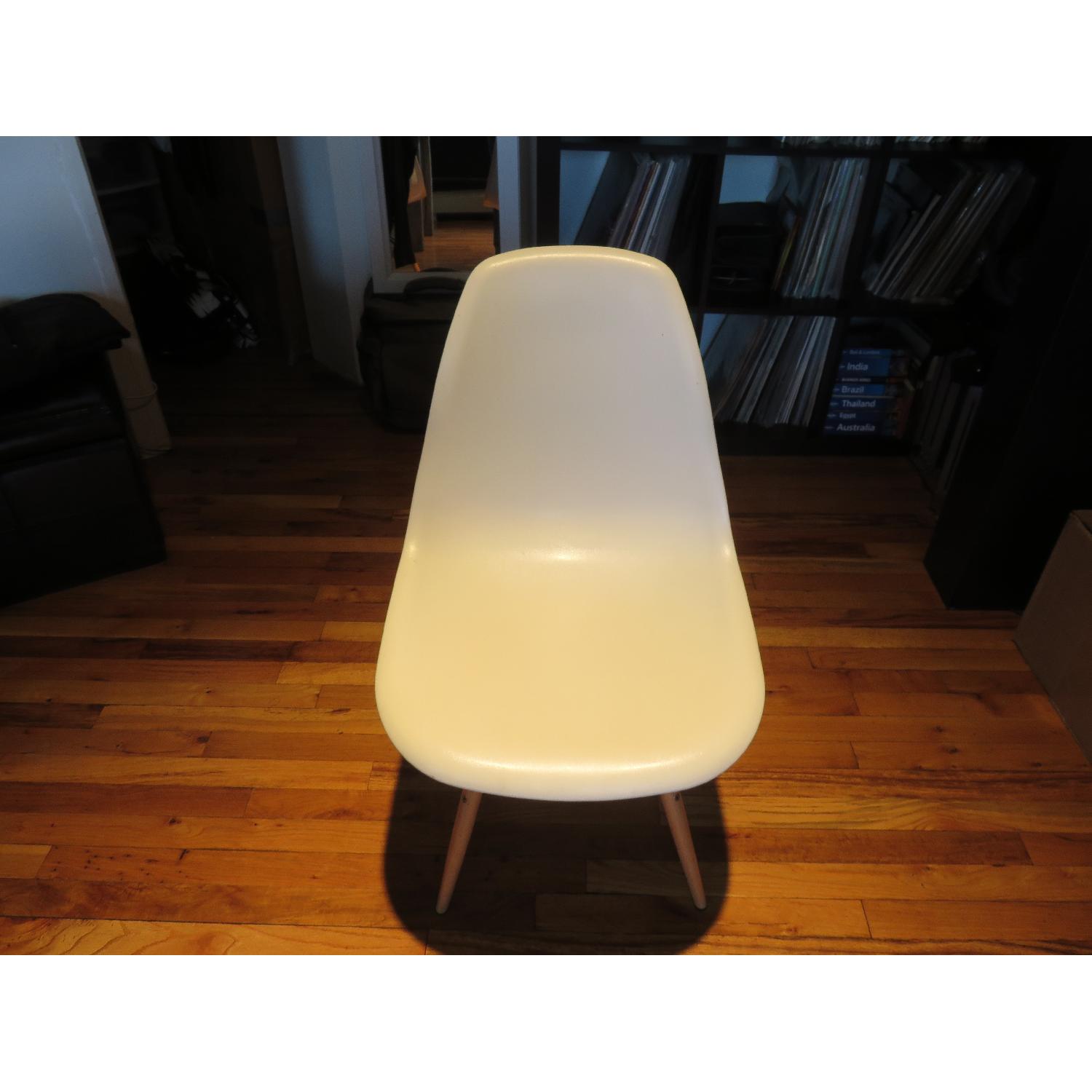 Eames Style Replica Dowel Leg Dining Chairs - Set of 4 - image-1