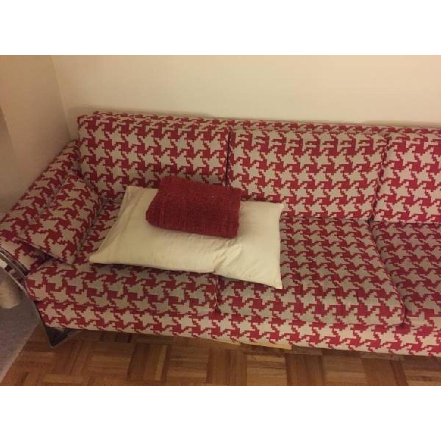 Red & White Couch - image-2
