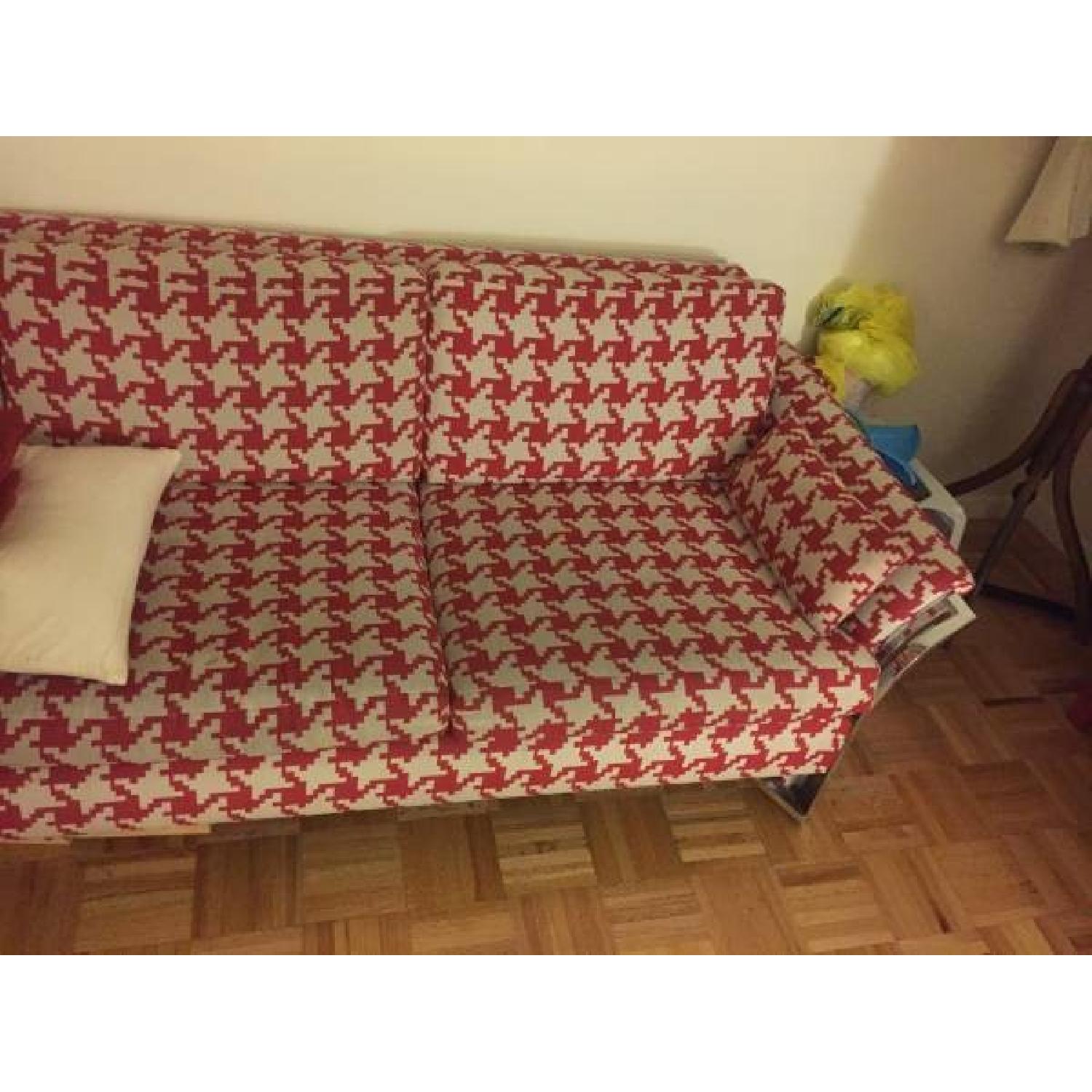 Red & White Couch - image-4