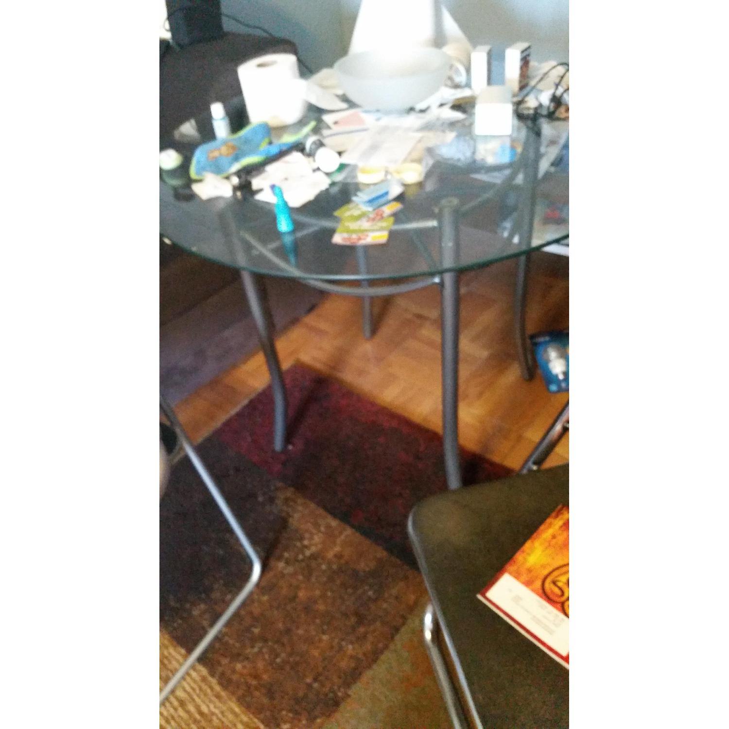 Glass Top Dining Table - image-1