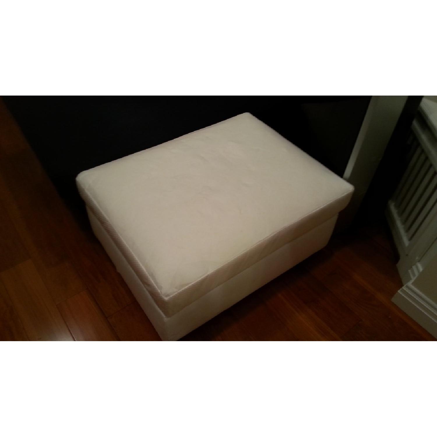 Ikea Ottoman/Footstool w/ Storage - image-1