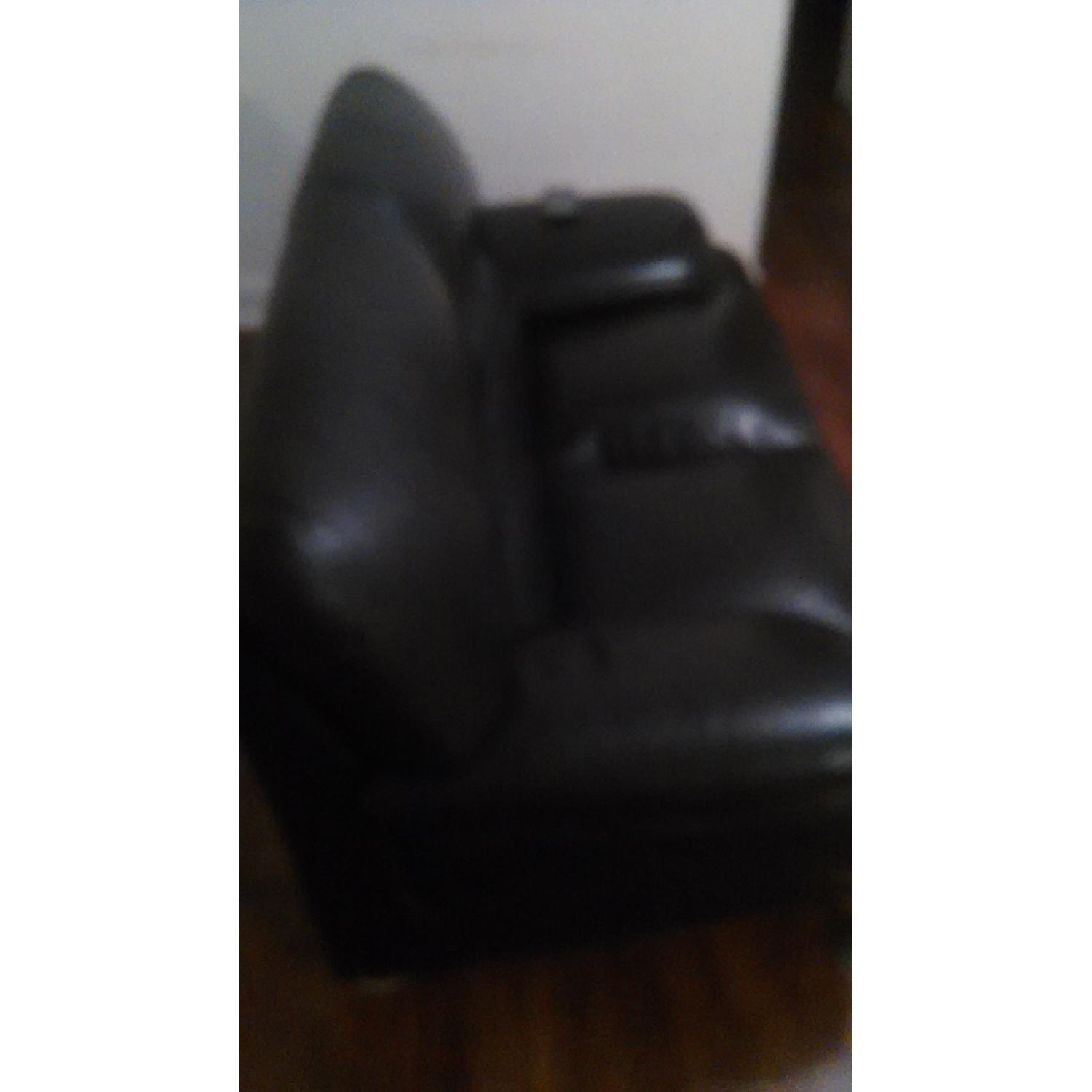 Ikea Leather Loveseat - image-2