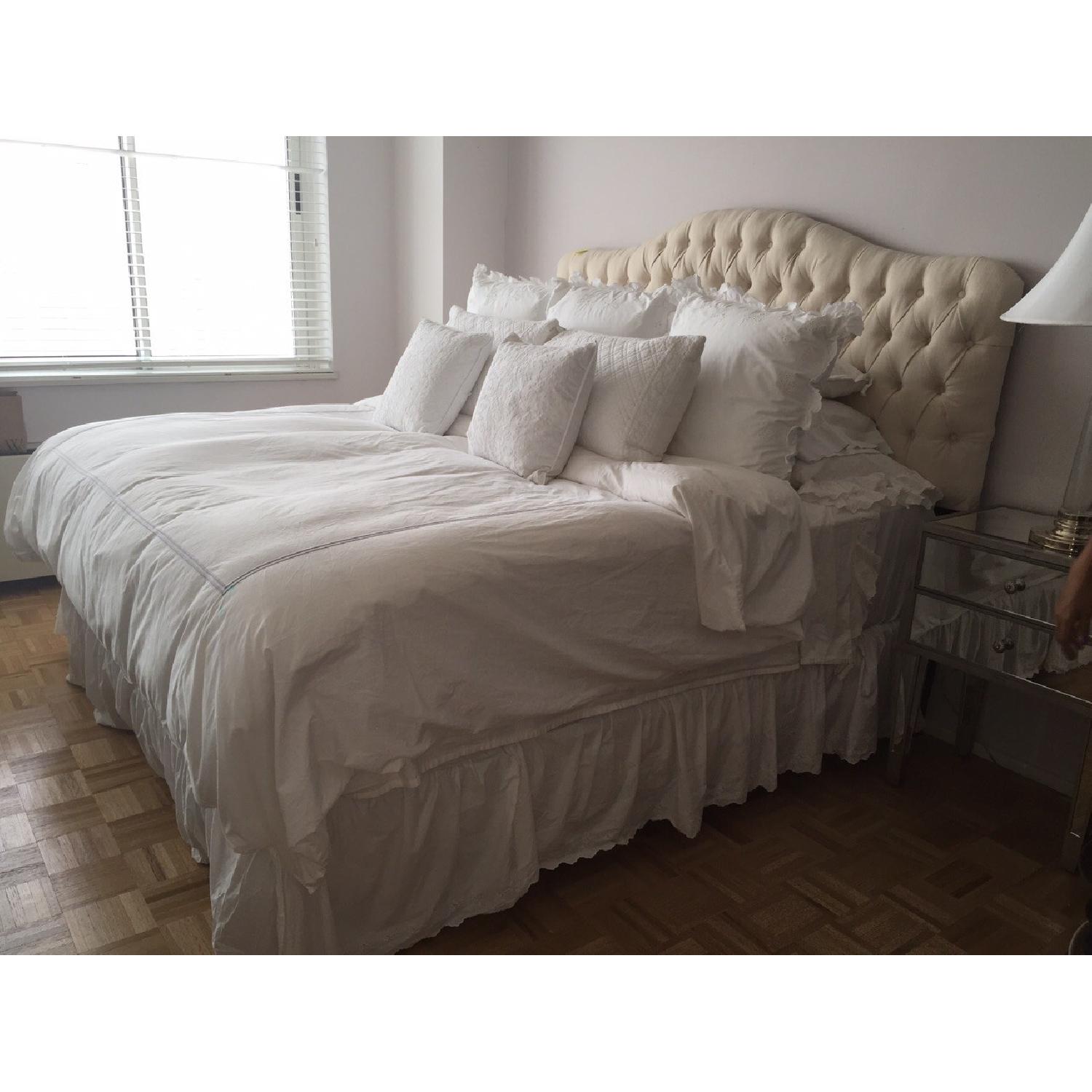 ABC Carpet & Home King Size Bed Frame - image-1