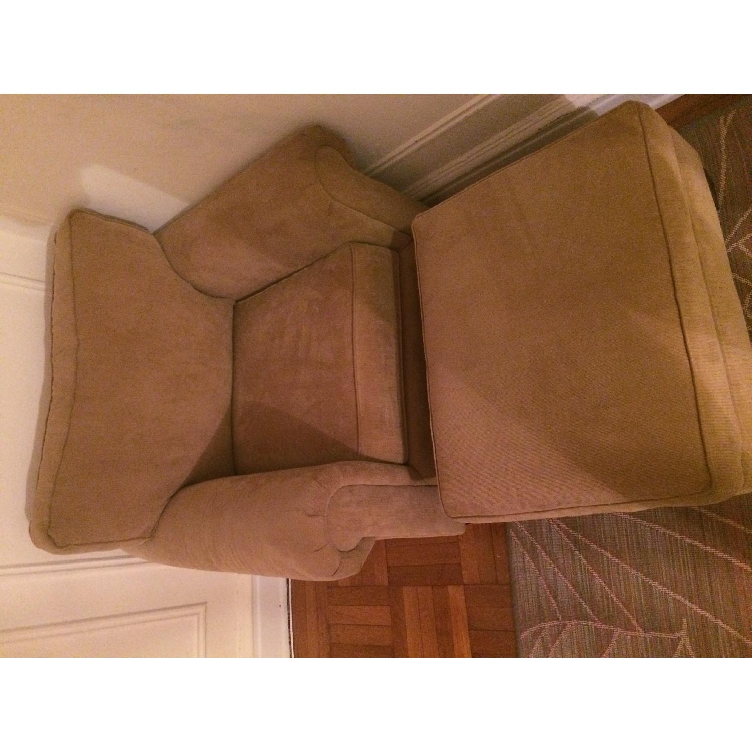 Broyhill Armchair & Ottoman - image-2