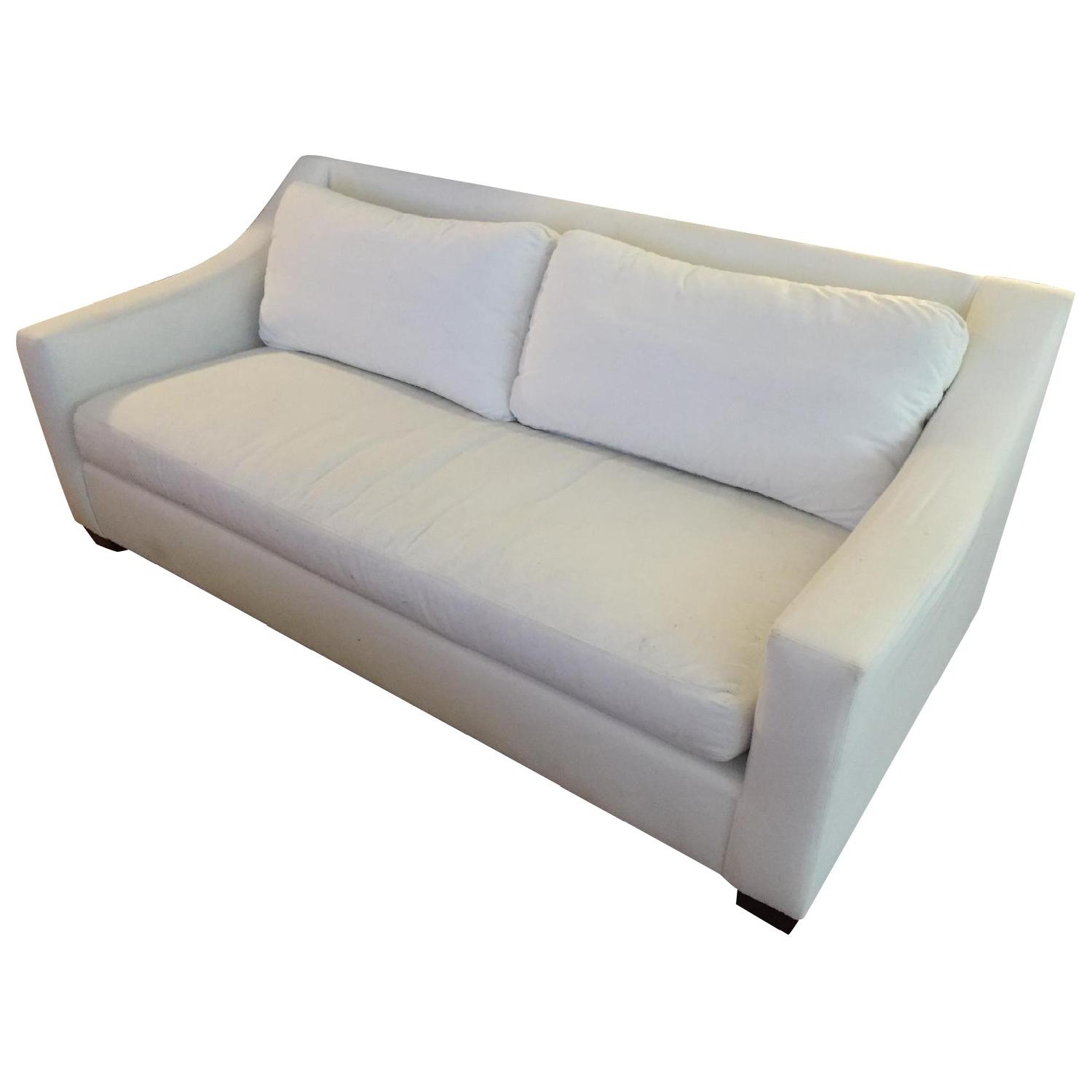 Pottery Barn York Slope Arm Upholstered Sofa - image-0