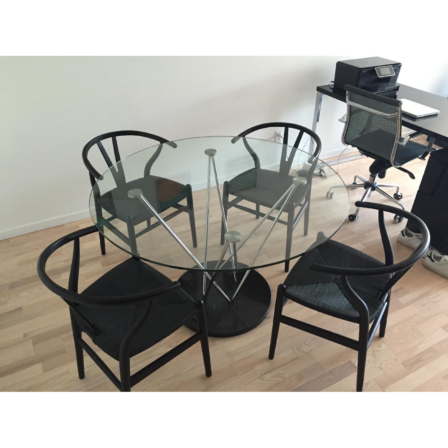 Structube Glass & Marble Dining Table - image-3