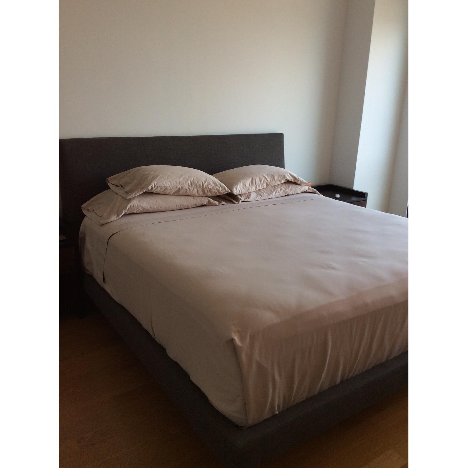 Room & Board Ella King Bed in Kismet Fabric - image-1