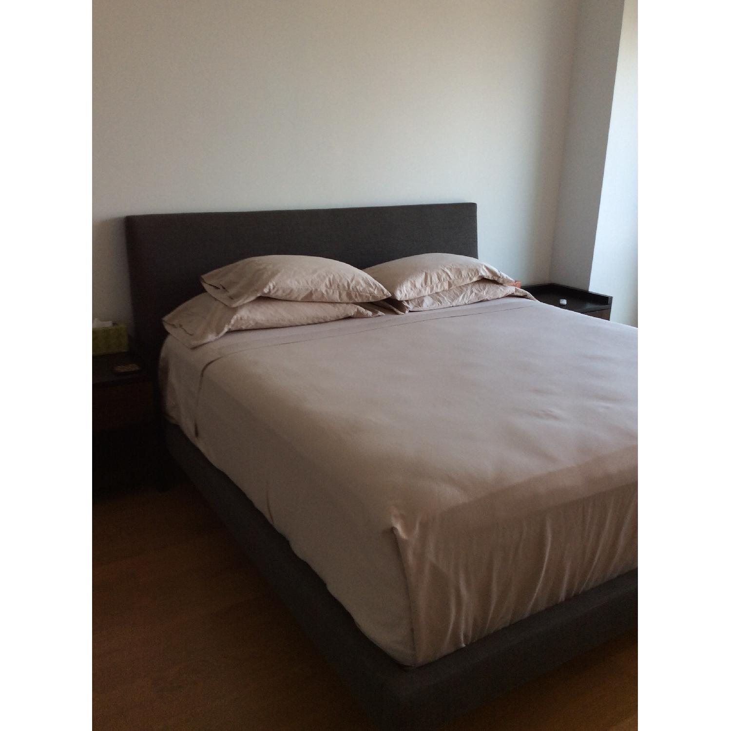 Room & Board Ella King Bed in Kismet Fabric - image-2