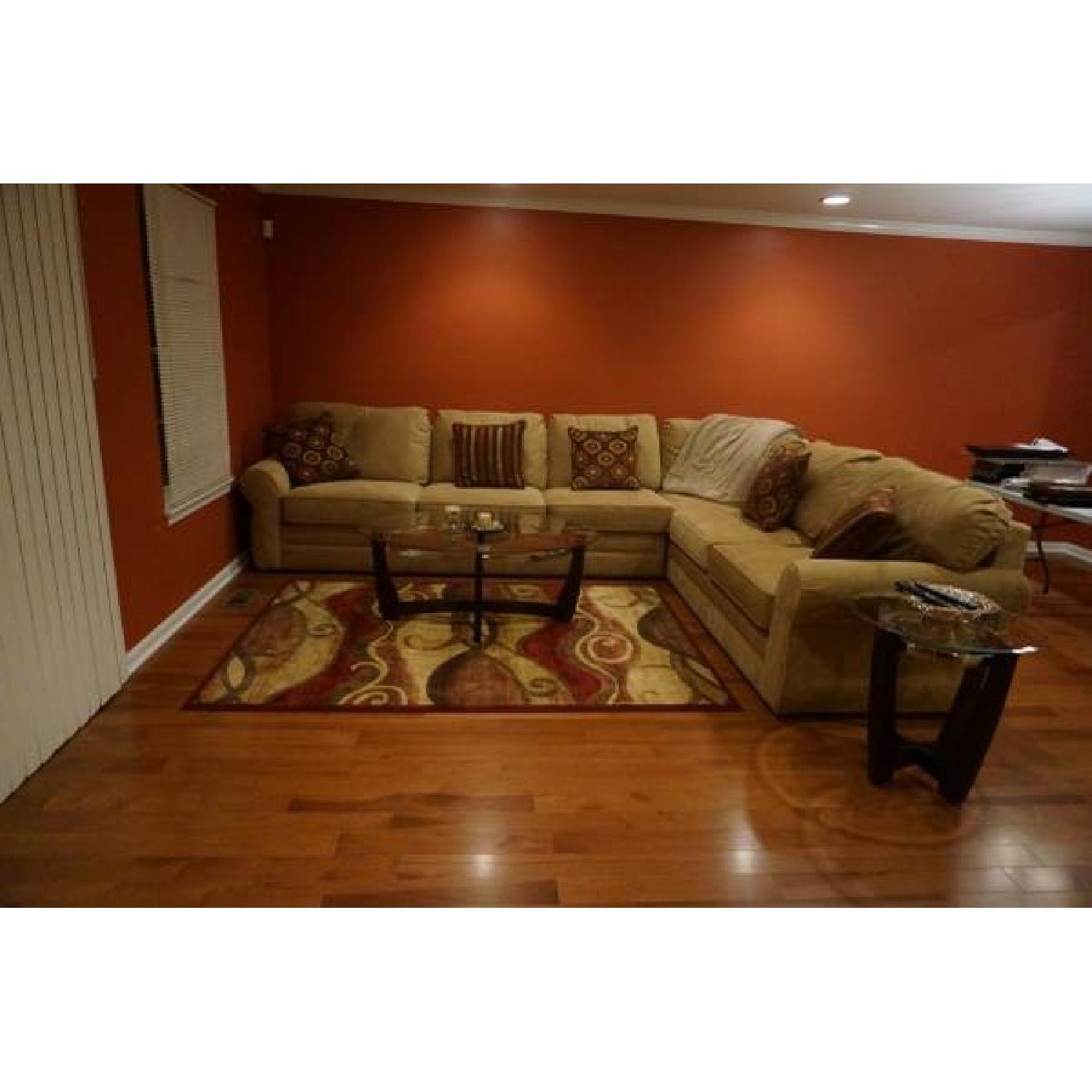 Value City Furniture 3Piece LShape Sofa/Couch AptDeco