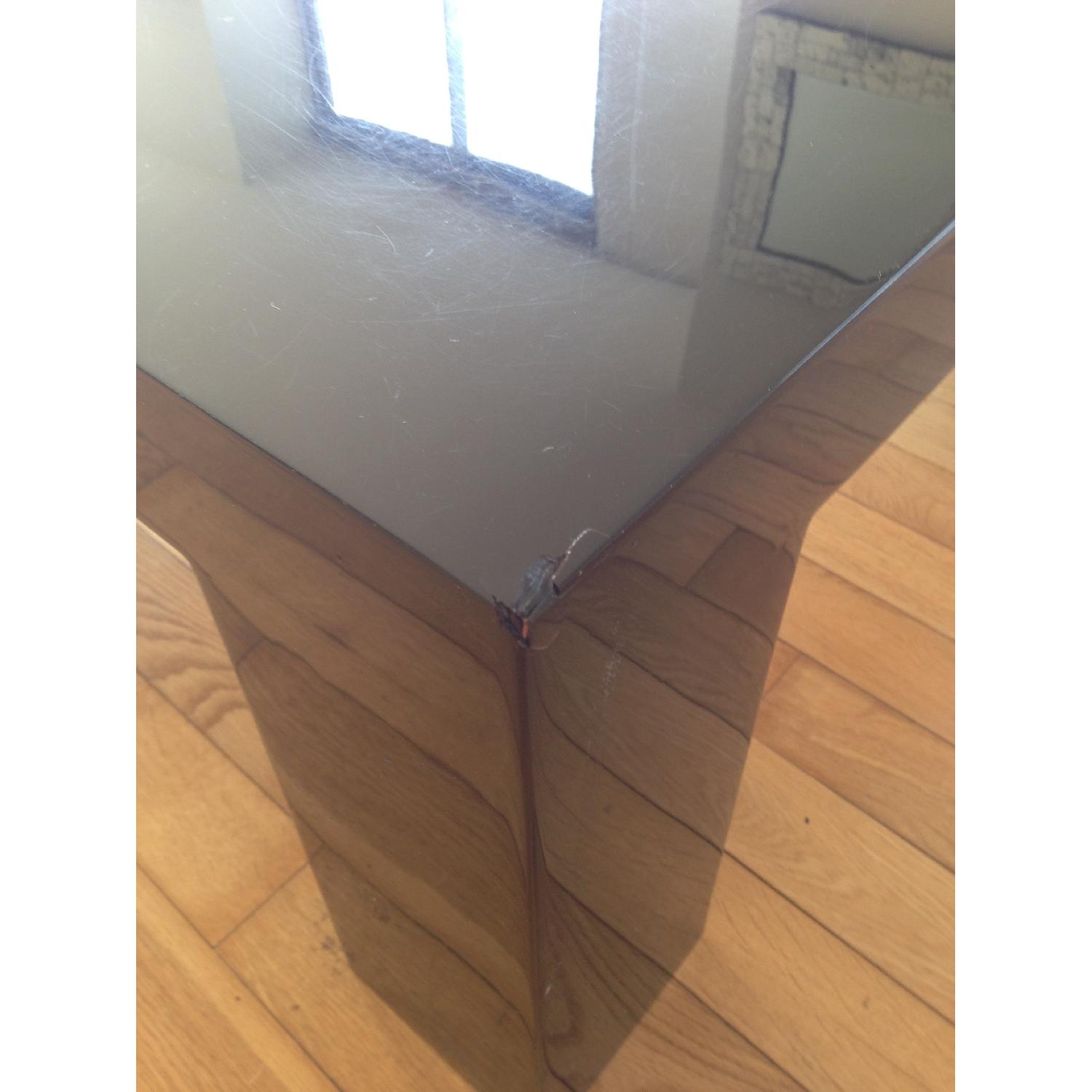 Jonathan Adler Brown Lacquer Coffee Table - image-5