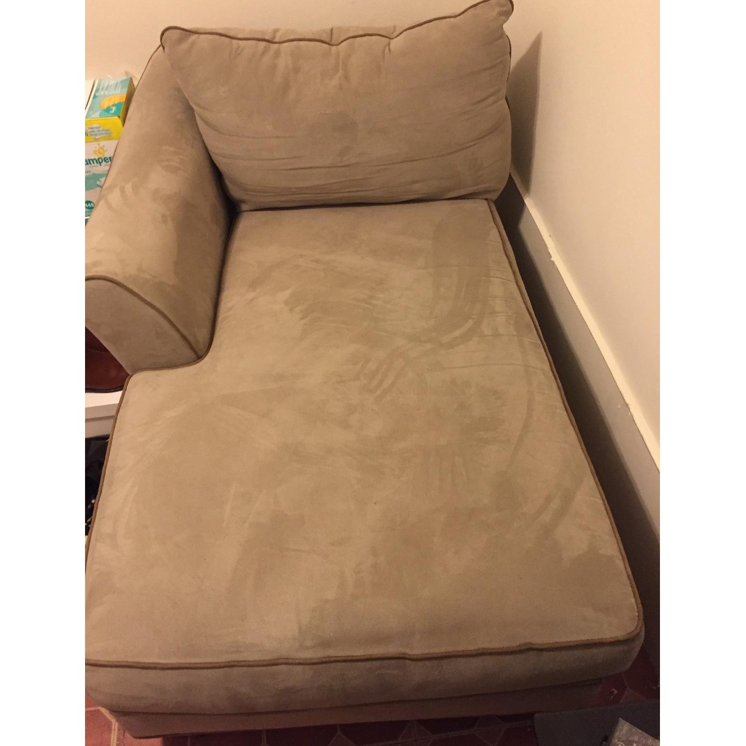 Raymour & Flanigan Foresthill 3 Piece Microfiber Sectional Sofa - image-5