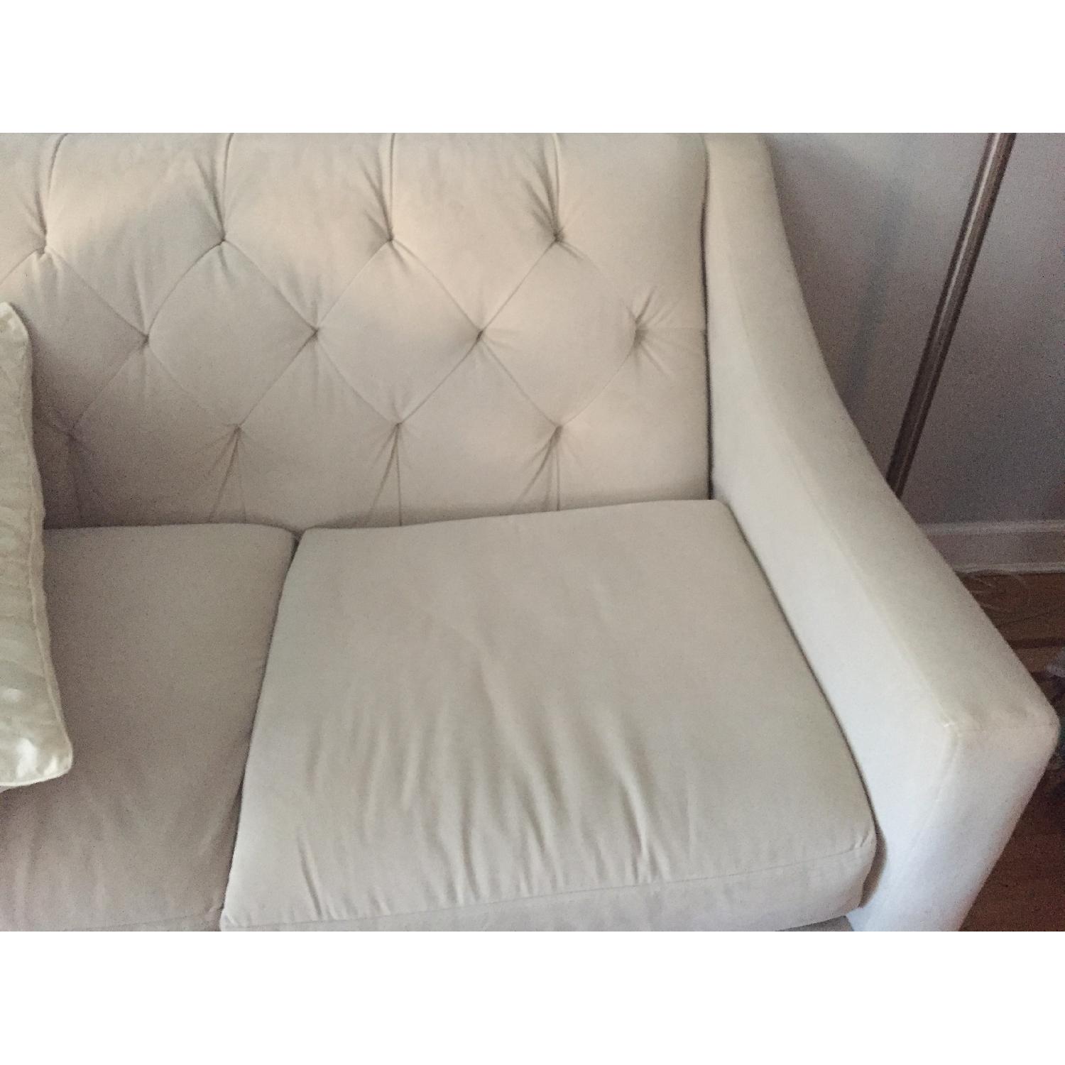 Macy's Chloe Cream Velvet Tufted Sofa - image-6