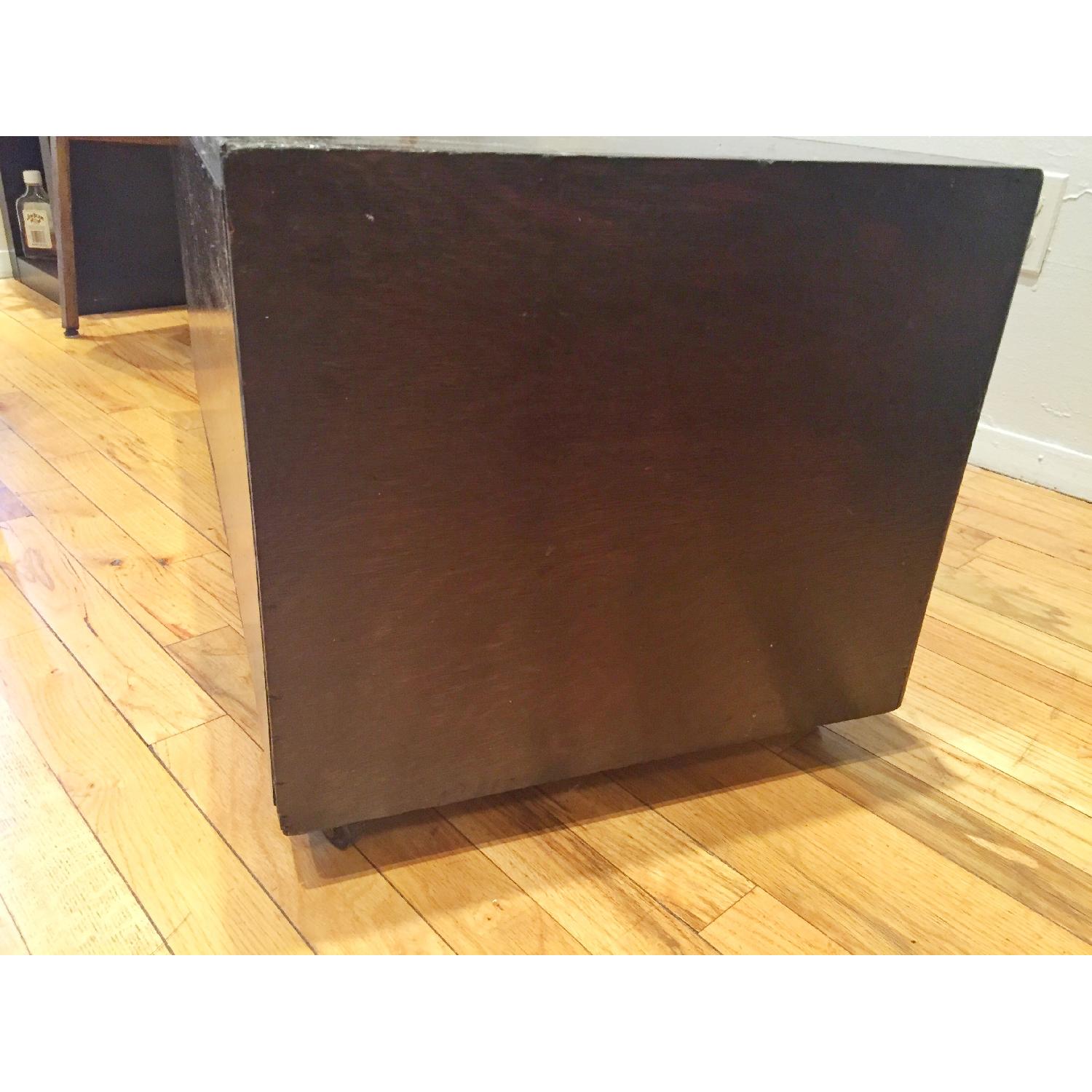 Vintage Storage Coffee Table on Wheels - image-2