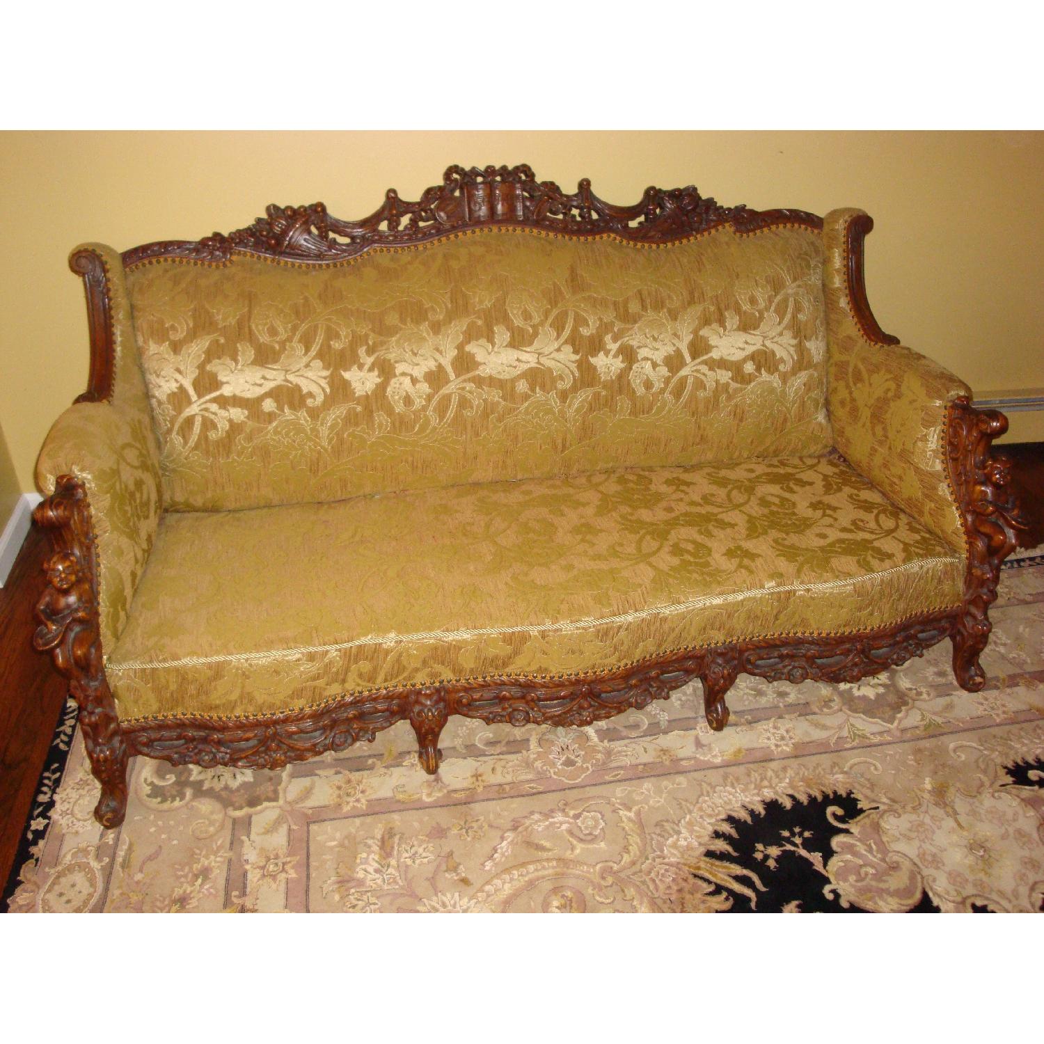 Antique Sofa + Matching Chair - image-15