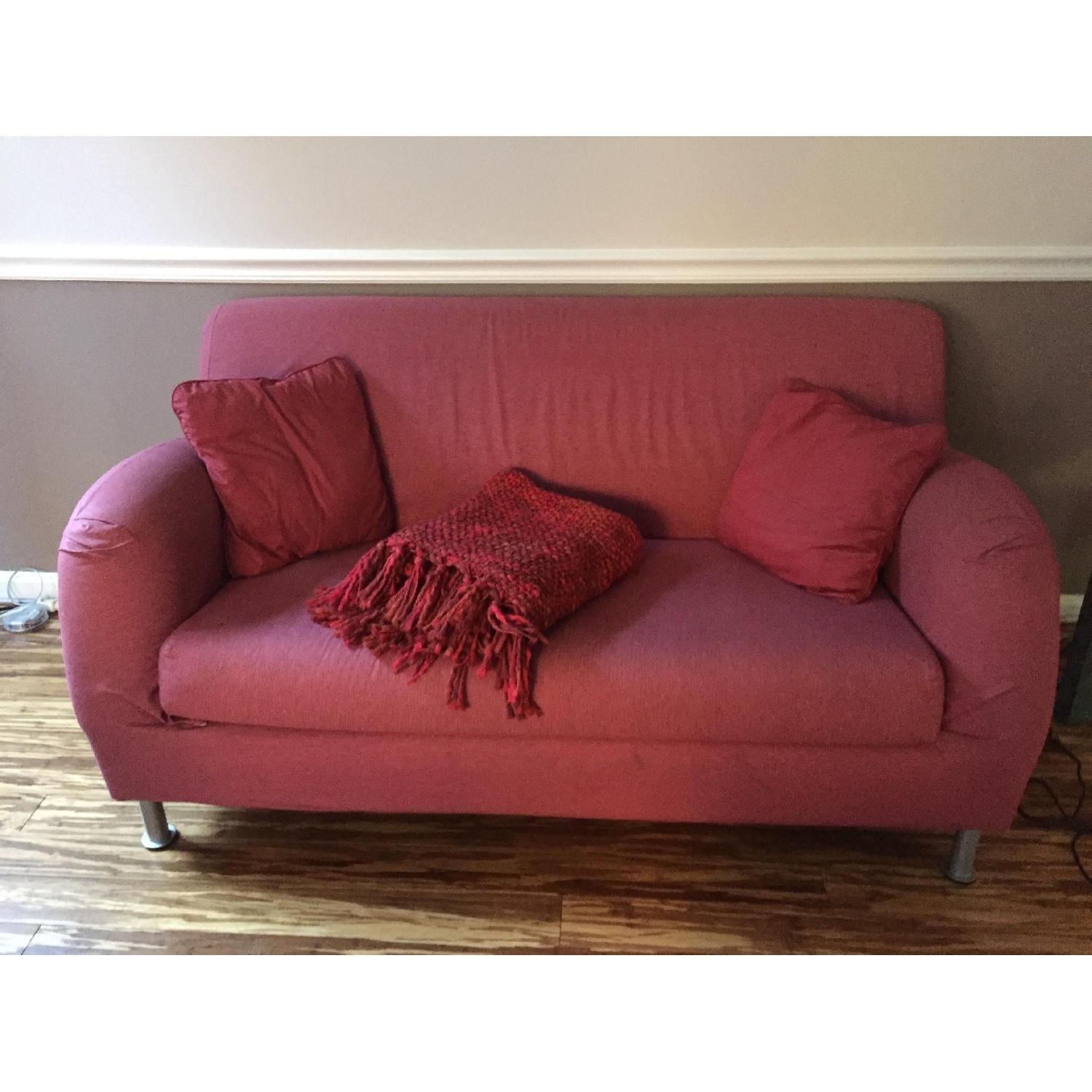 Ikea Pink Loveseat - image-2