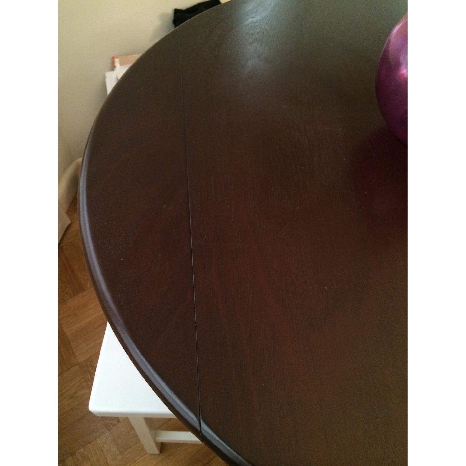 Wood Pub Table w/ 4 Stools - image-4