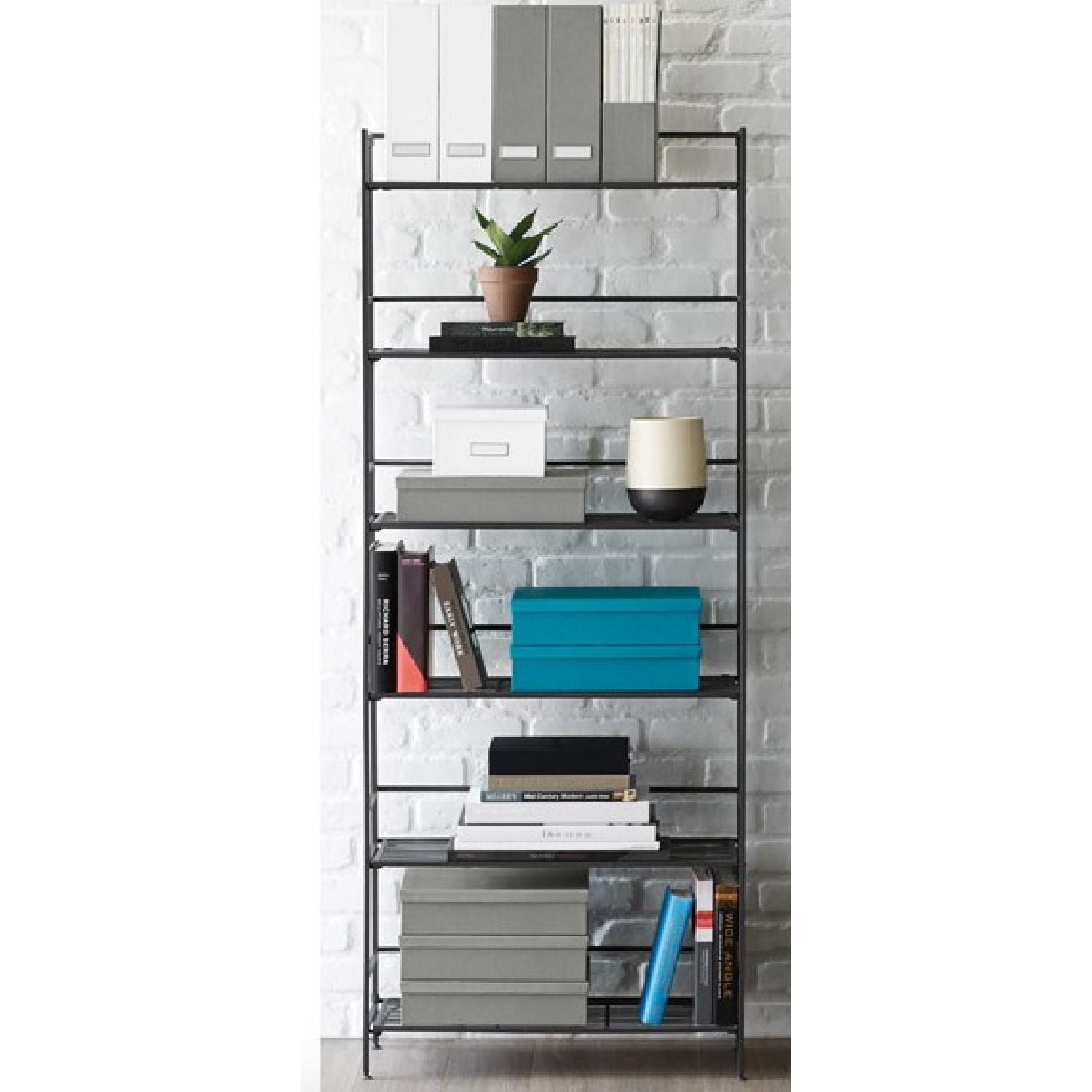 The Container Store 6-Shelf Iron Folding Bookcase - image-2