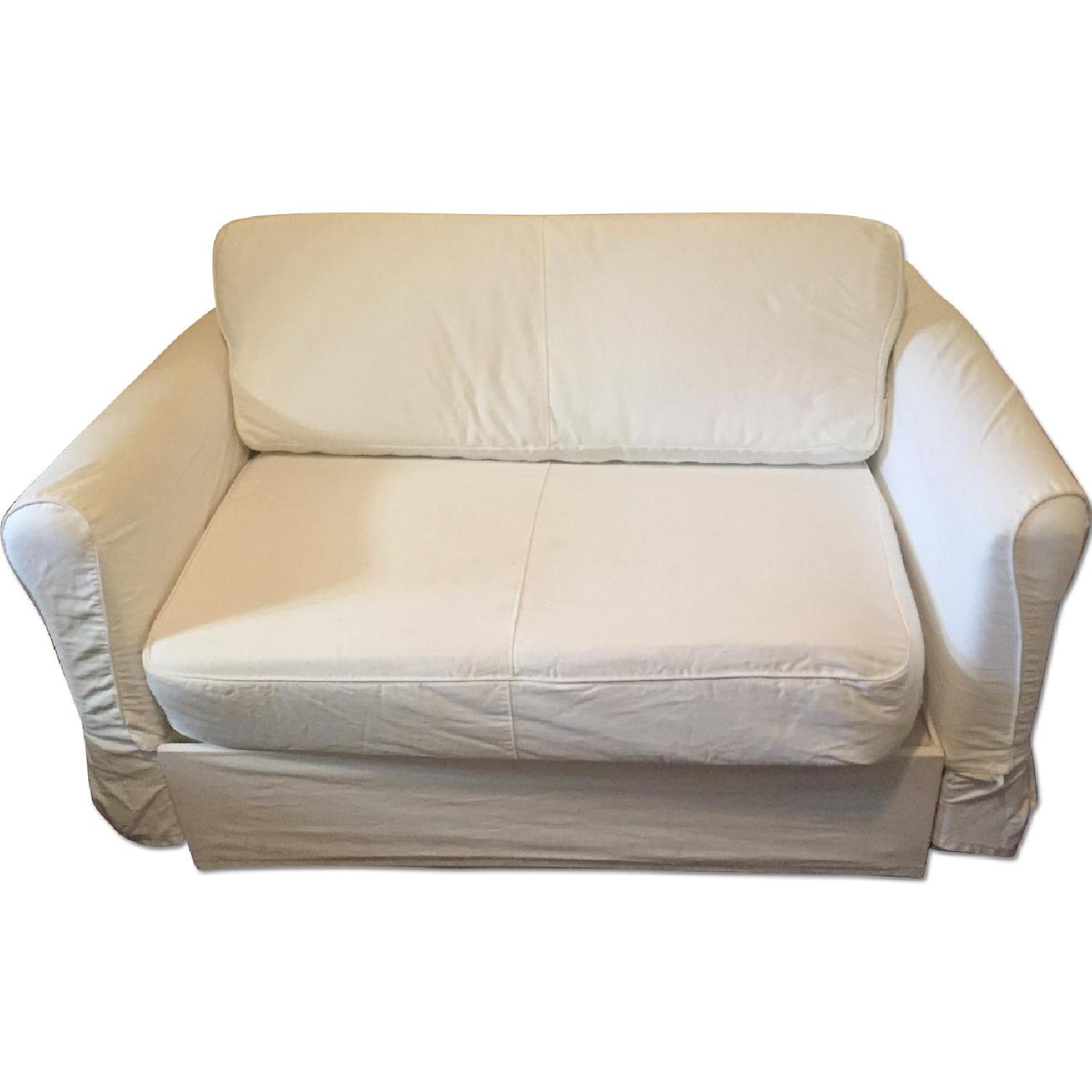 Ikea Hagalund Sleeper Loveseat AptDeco
