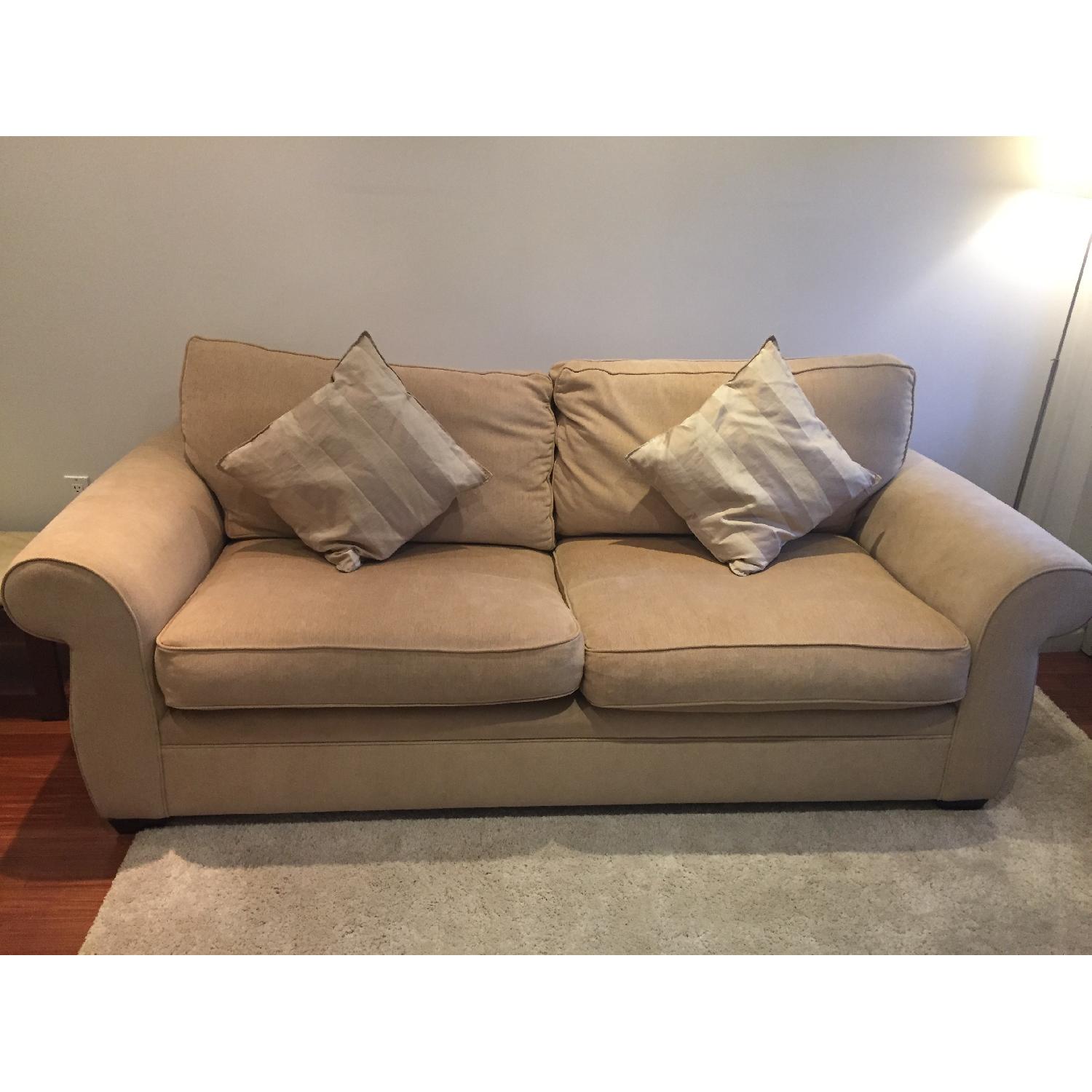 Pottery Barn Cream 3 Seater Sofa - image-2