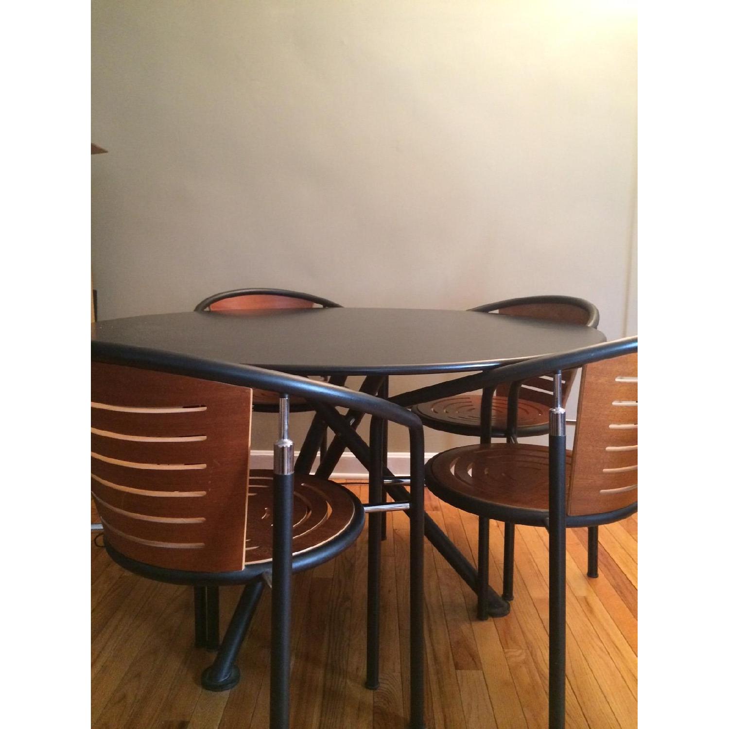 Johnny Sorenson & Rud Thygesen Round Dining Table w/ 5 Chairs - image-3