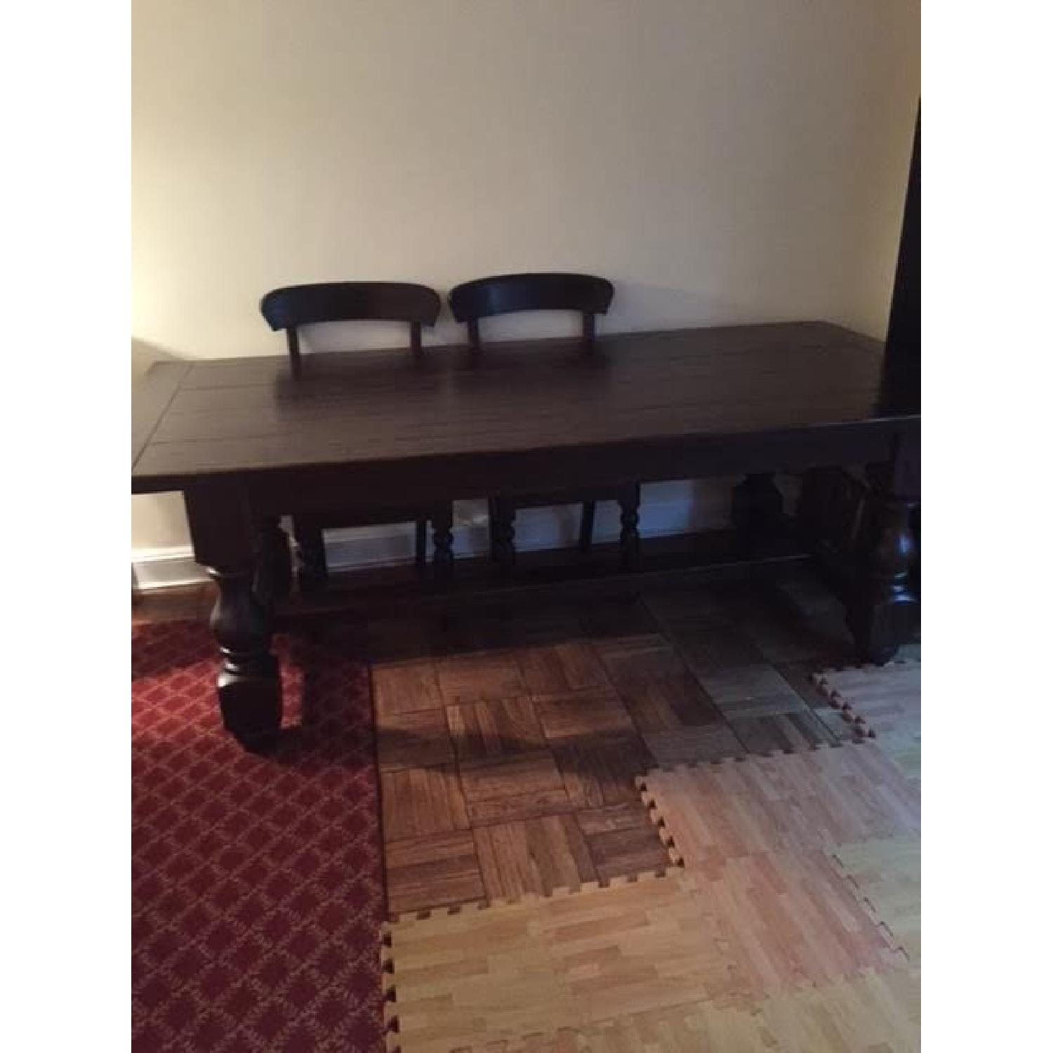 Pottery Barn Cortona Extendable Dining Table - image-2