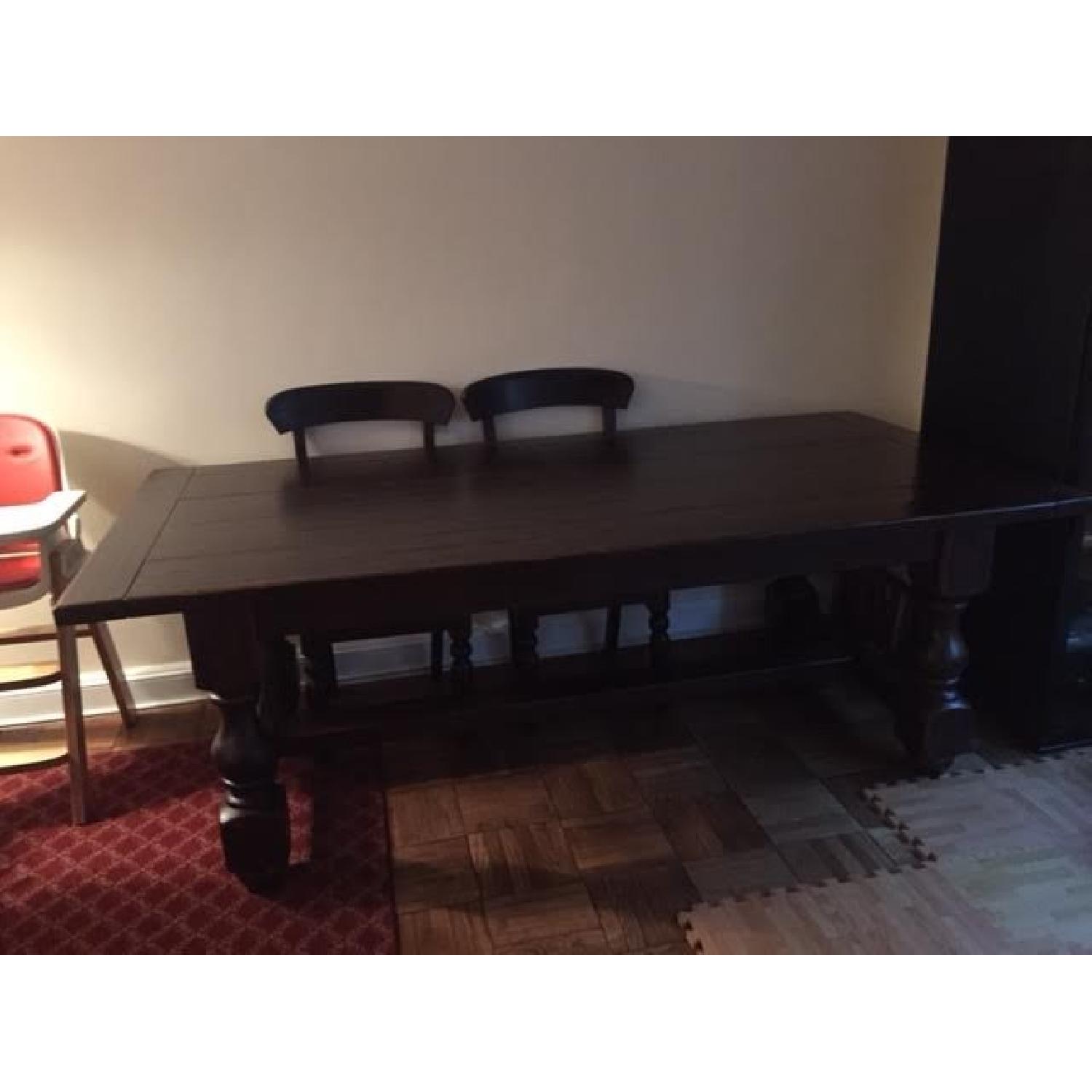 Pottery Barn Cortona Extendable Dining Table AptDeco