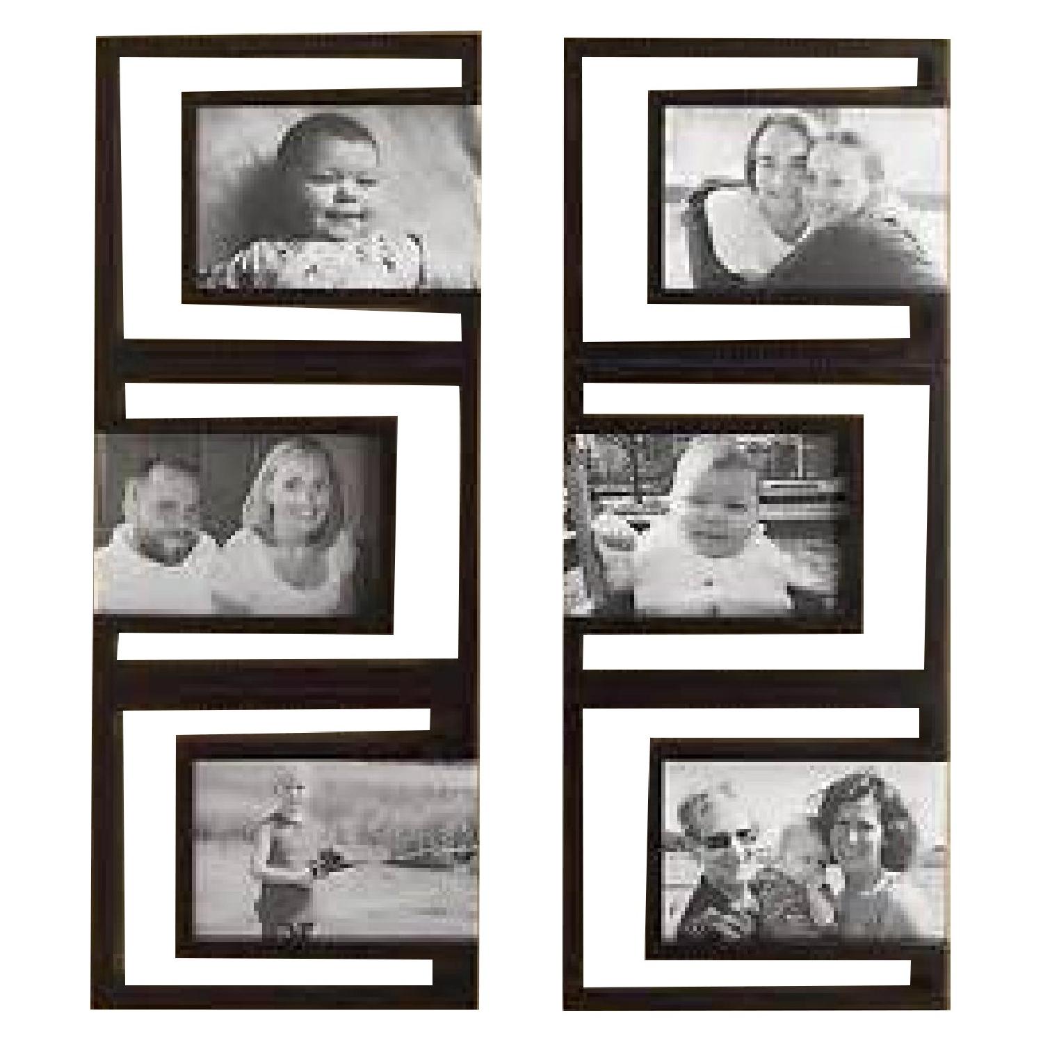 Crate & Barrel Espresso Curved Photo Frames - Set of 3 - image-3