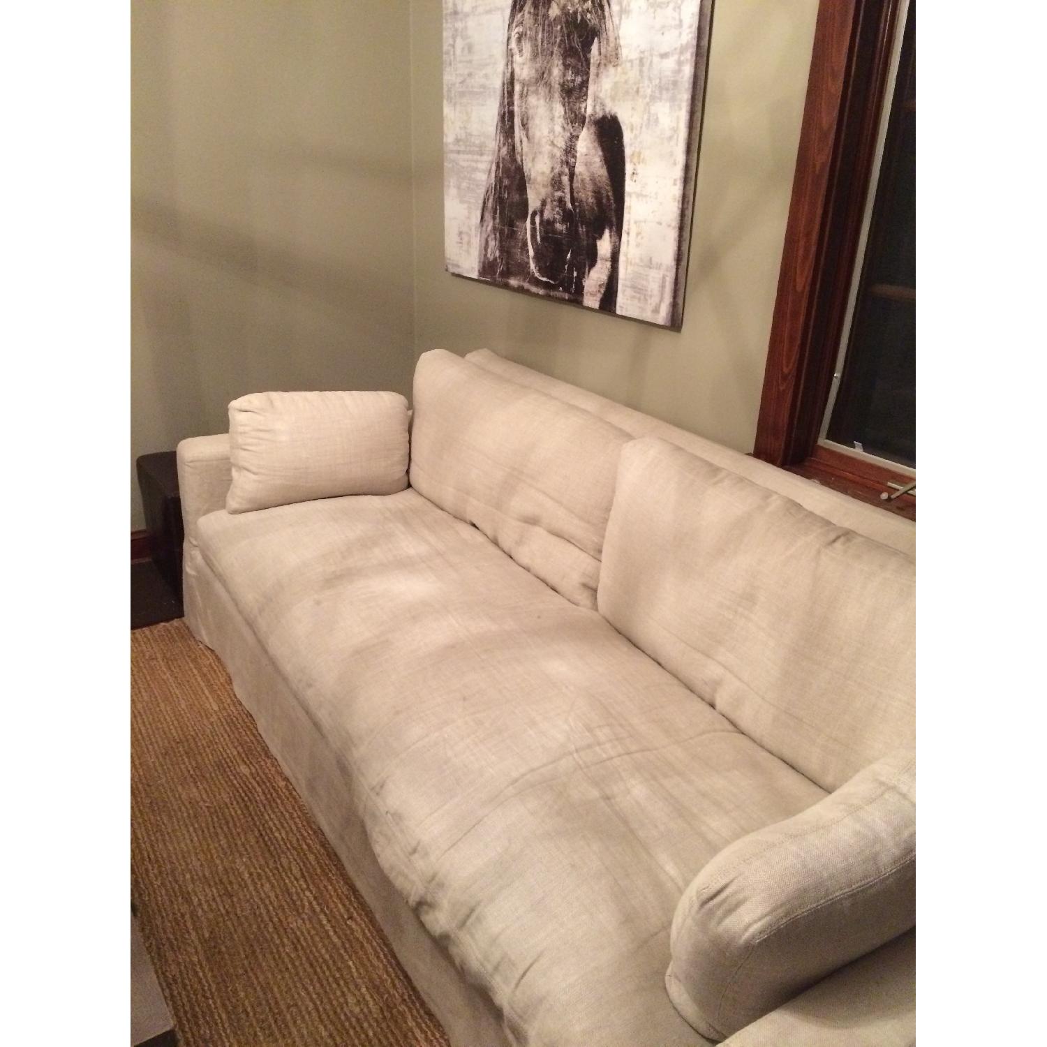 Restoration Hardware Belgian Track Arm Sofa - image-3