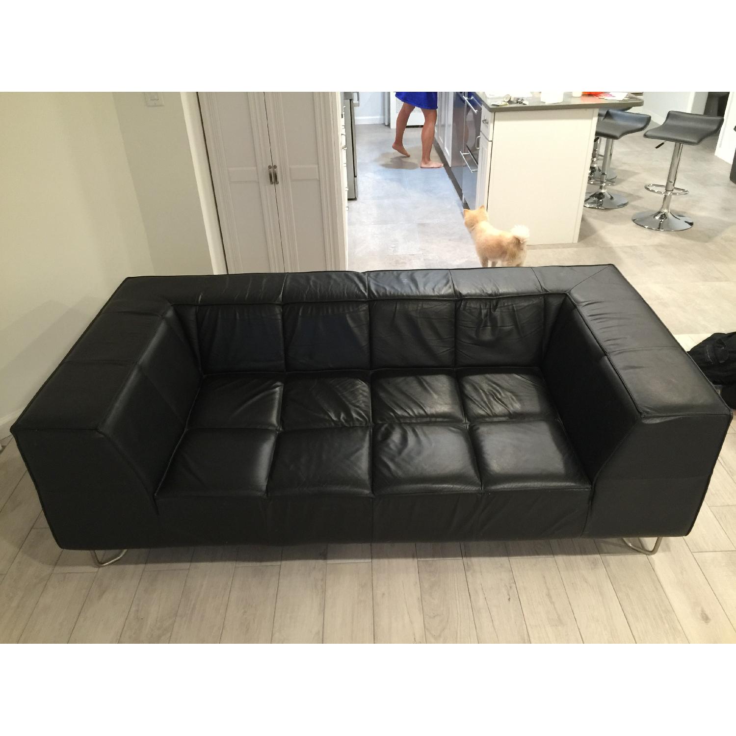 BoConcept Milos Leather Couch - AptDeco