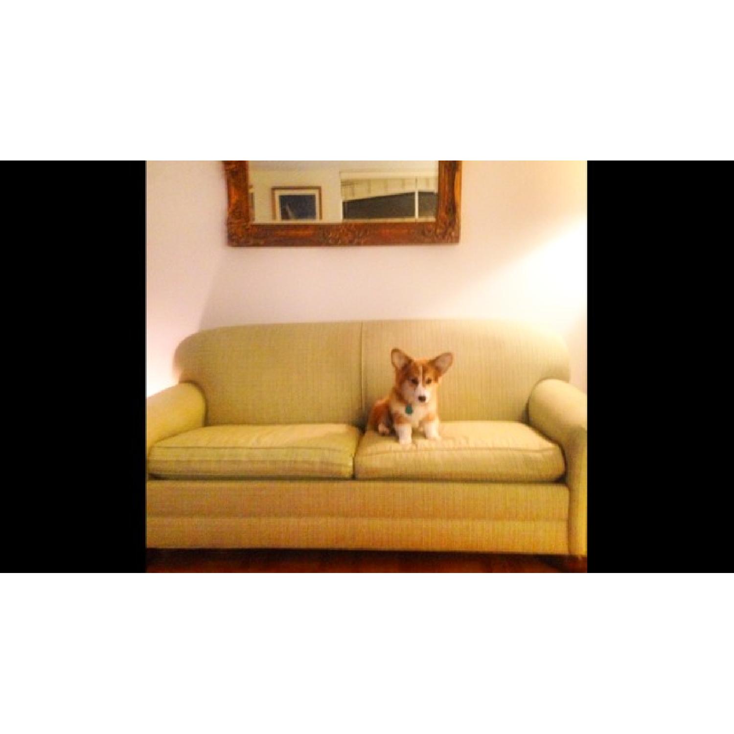 Light Green Sleeper Sofa - image-1