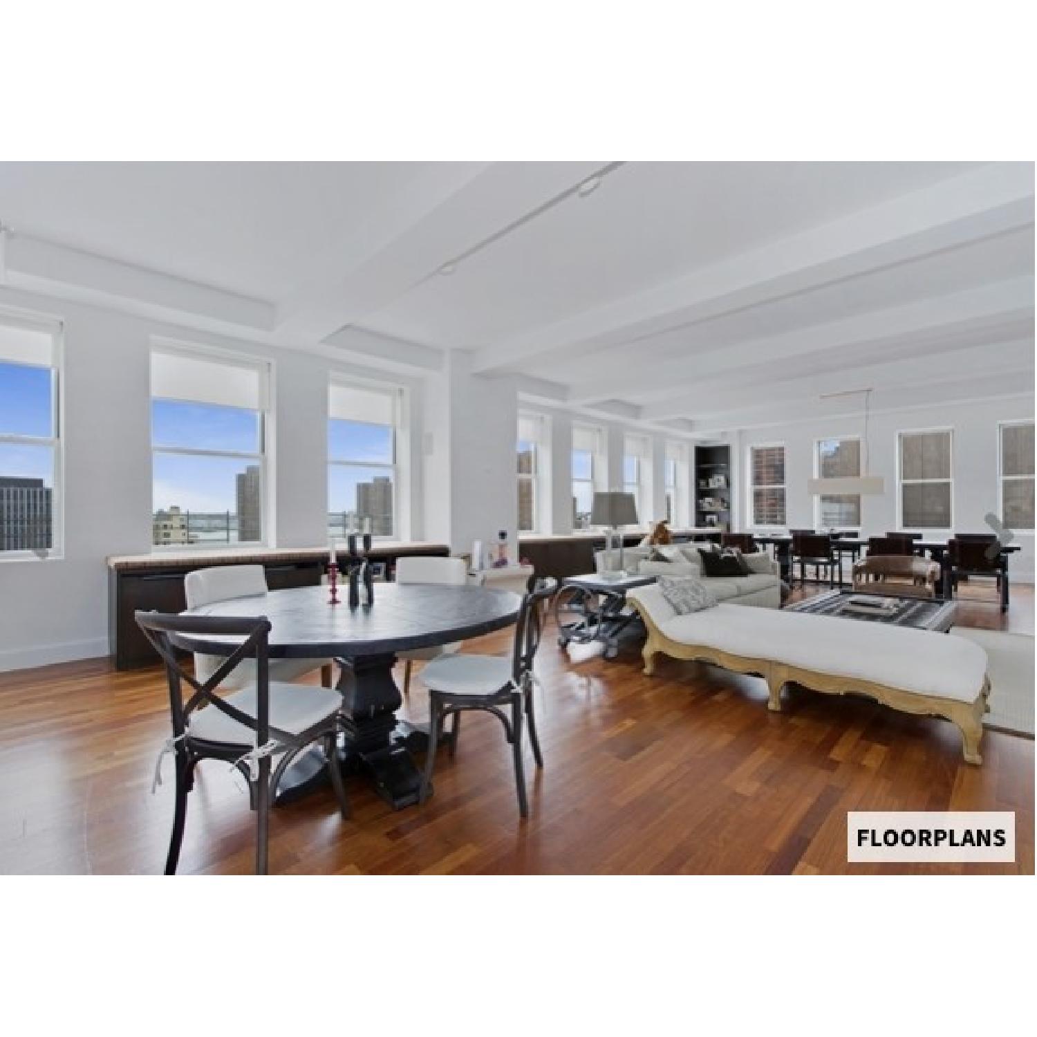 Restoration Hardware Salvaged Wood Trestle Rectangular Extension Dining Table - image-6