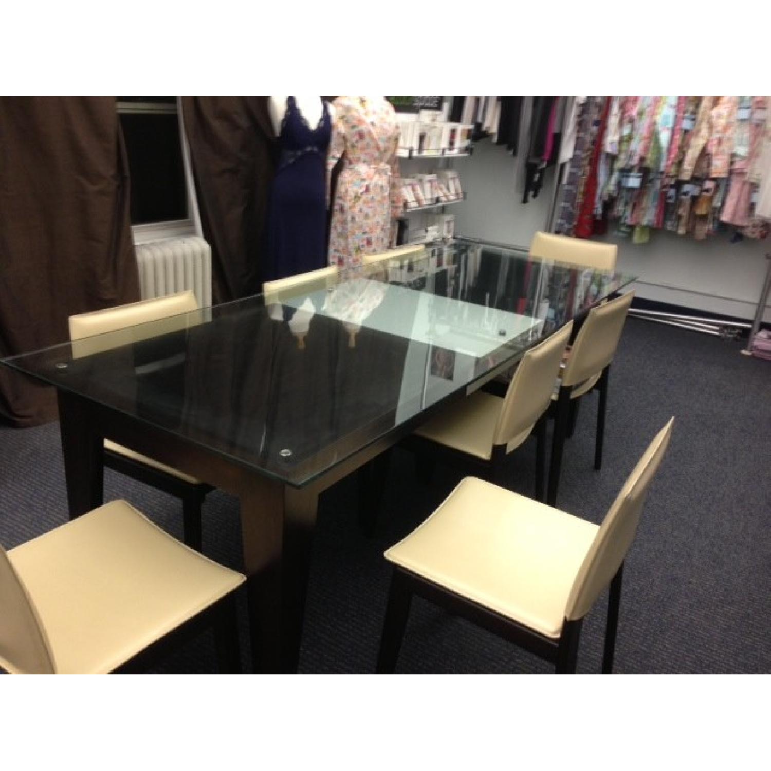 Custom Made Dining Table w/ 8 Chairs - image-1