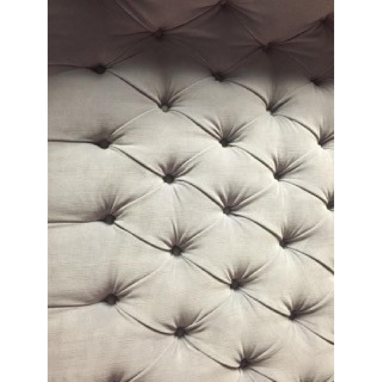 Mitchell Gold + Bob Williams Lavender King Size Velvet Tufted Headboard - image-5