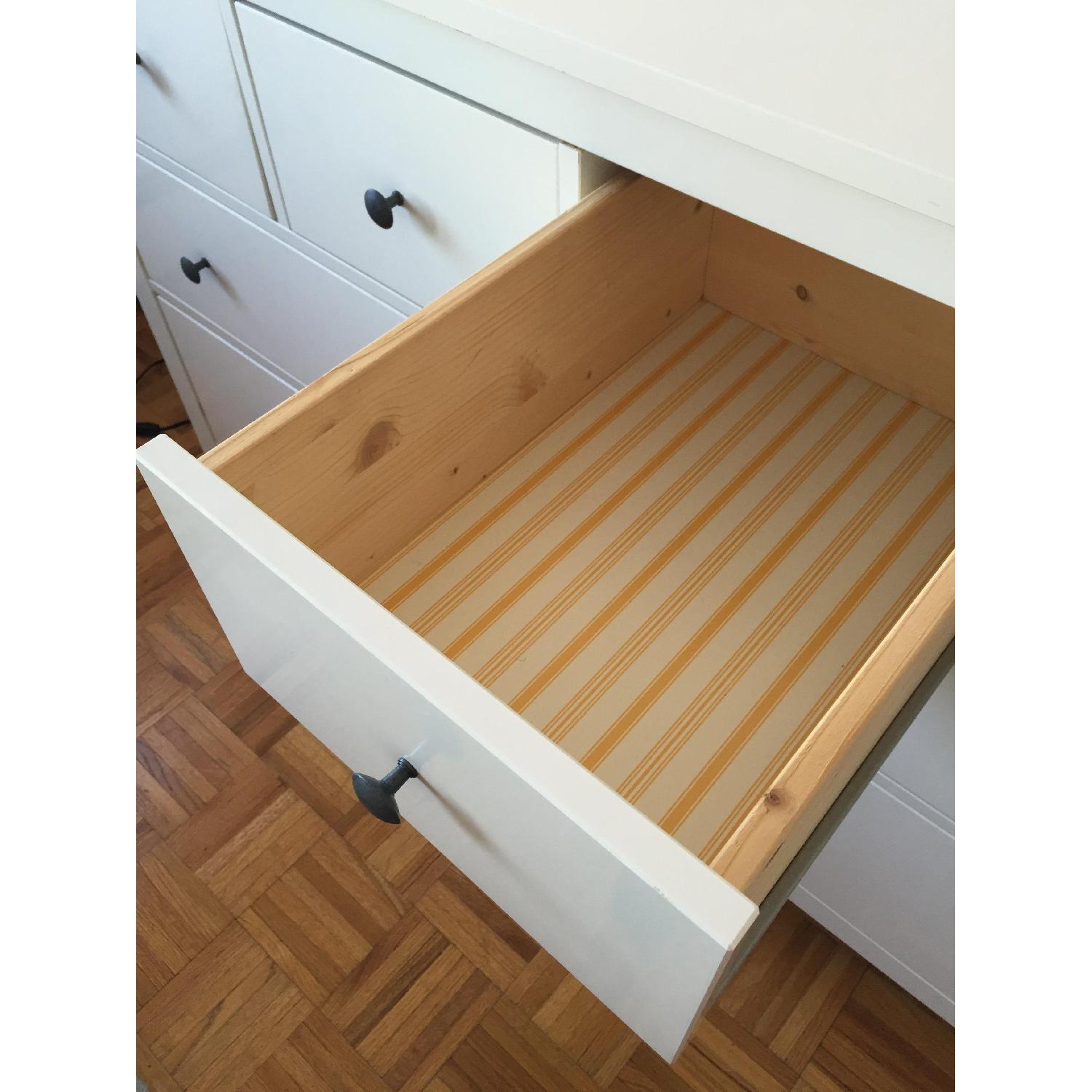 Ikea Hemnes 8 Drawer Dresser in White - image-5