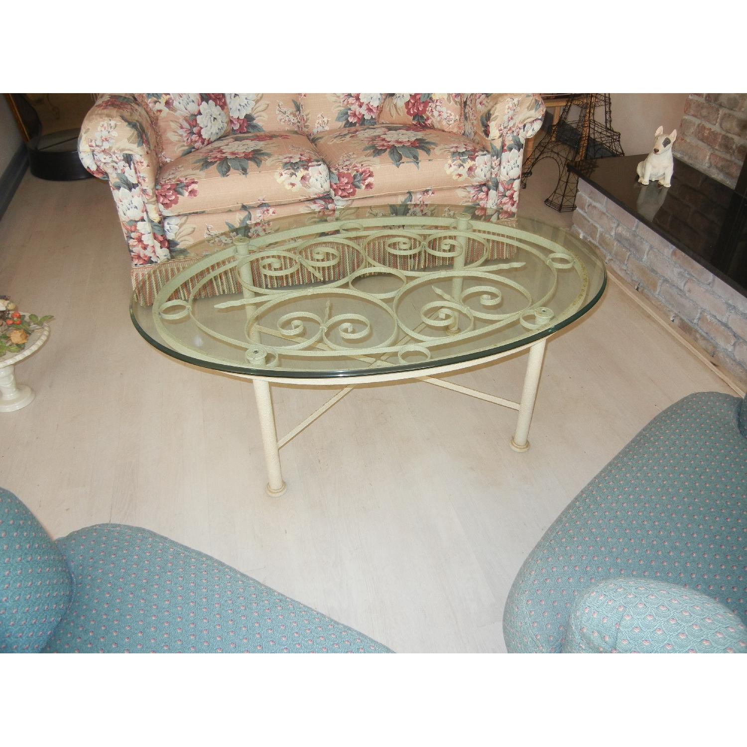Ethan Allen Oval Coffee Table - image-2