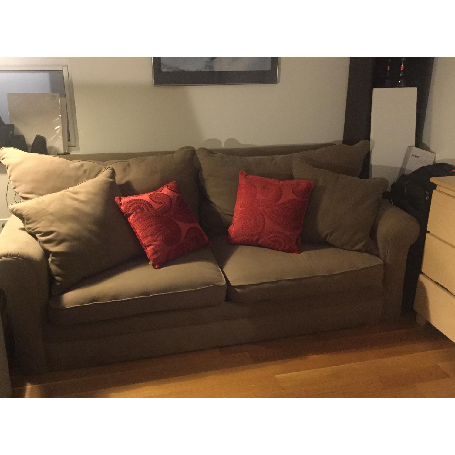Brown Sleeper Sofa - image-1
