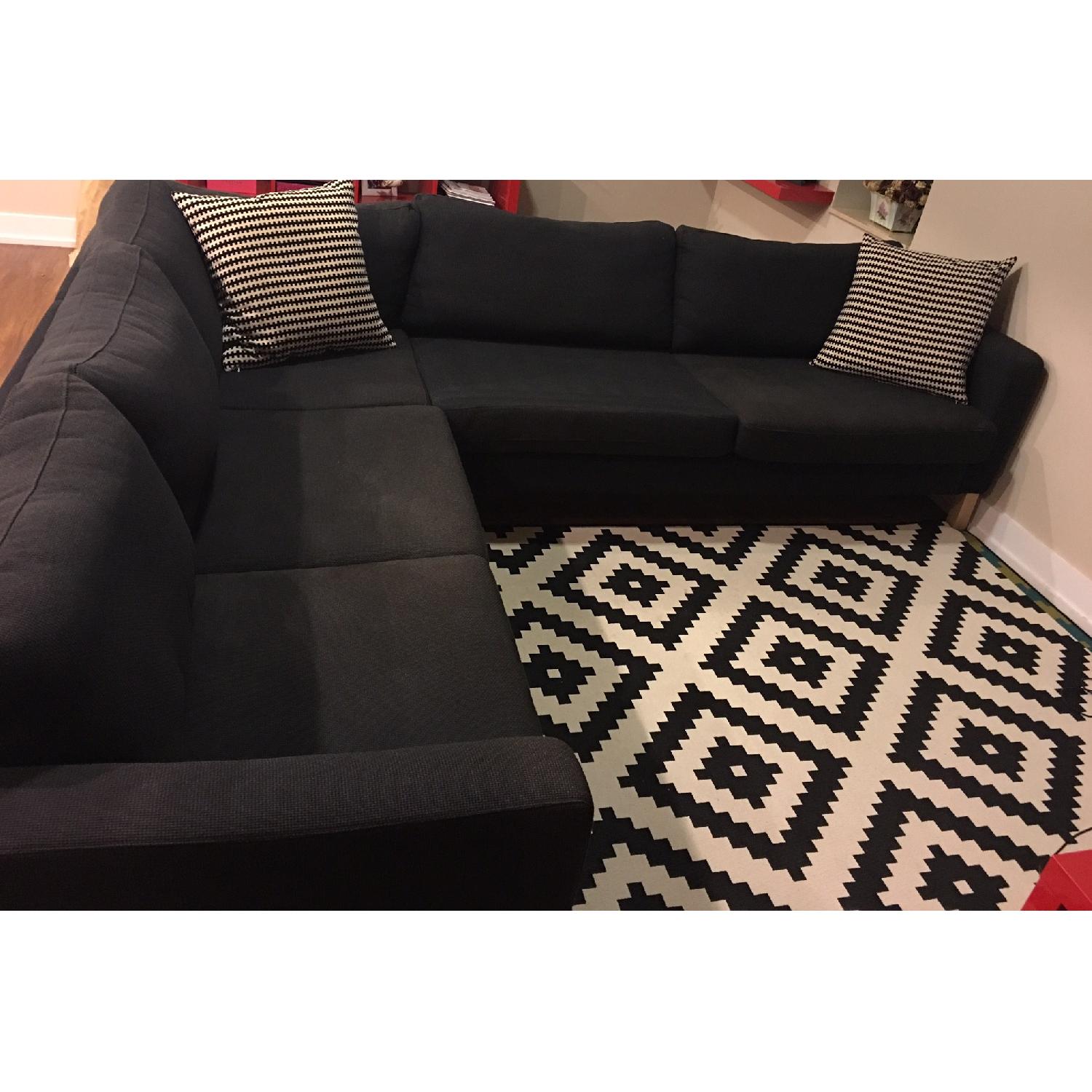 Ikea Karlstad Sectional Sofa AptDeco