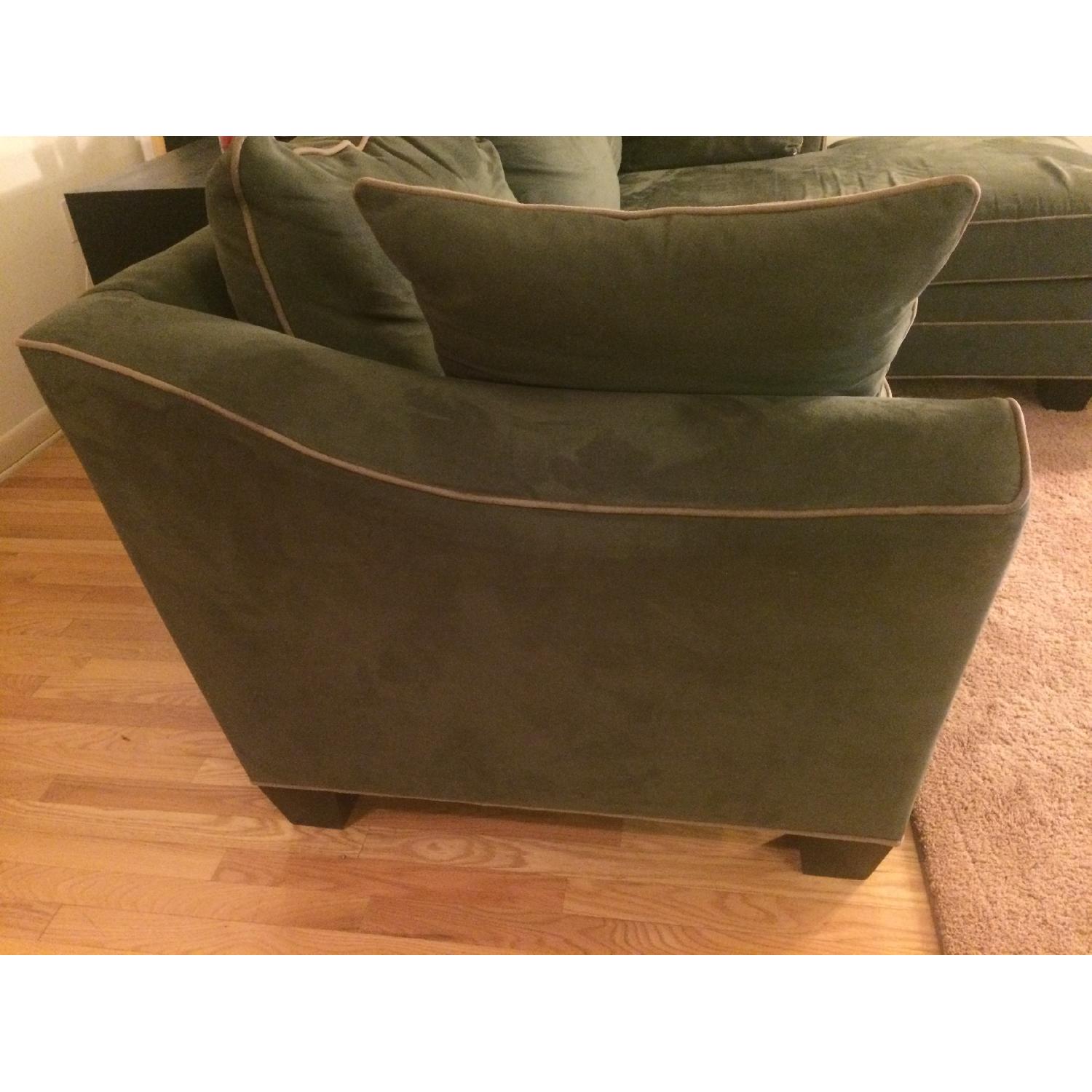 Raymour & Flanigan Forest Hill 2-Piece Microfiber Sectional Sofa - image-2