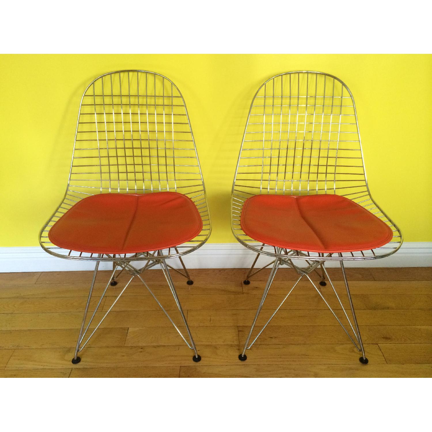 Herman Miller Eames Wire Chairs - Pair - image-1