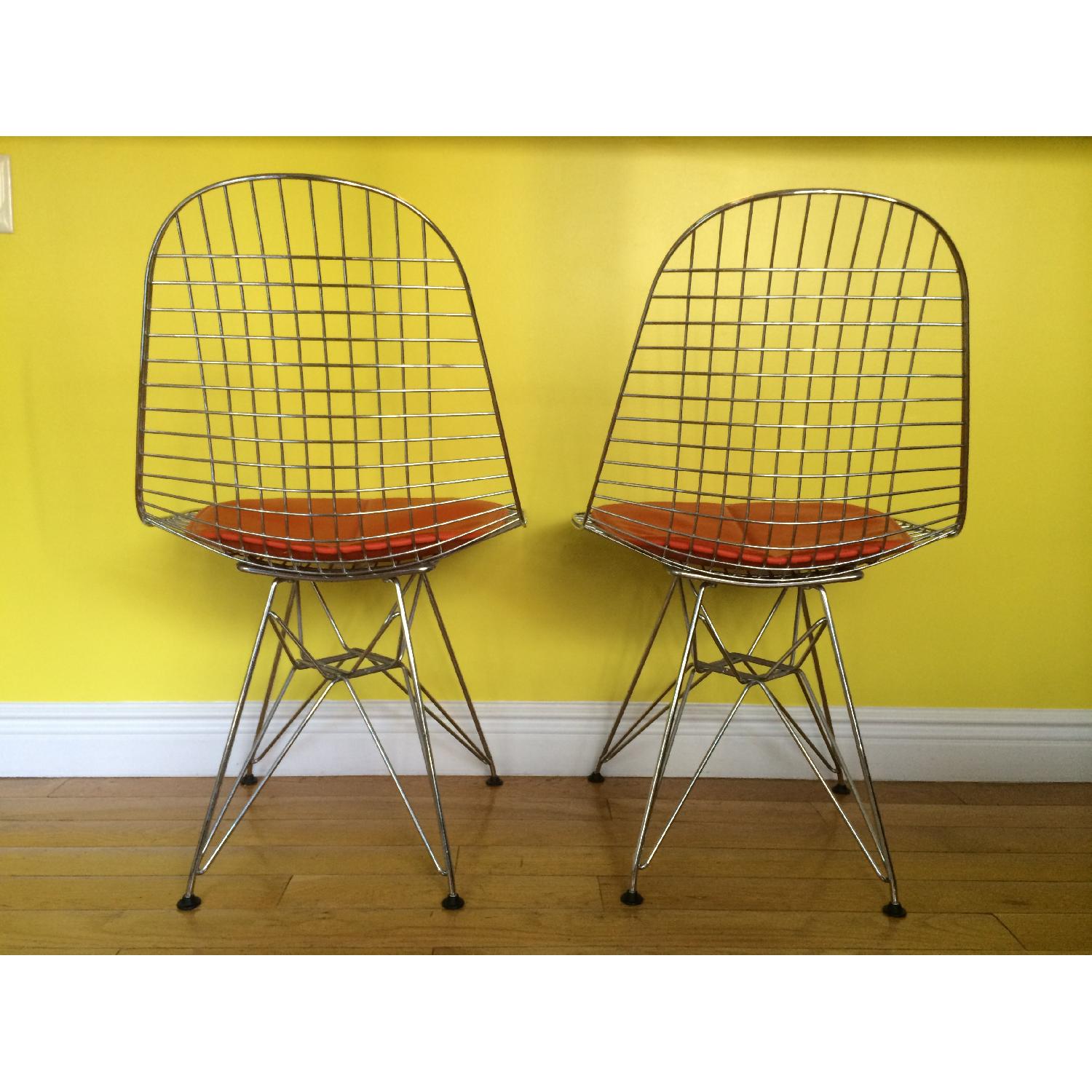 Herman Miller Eames Wire Chairs - Pair - image-4