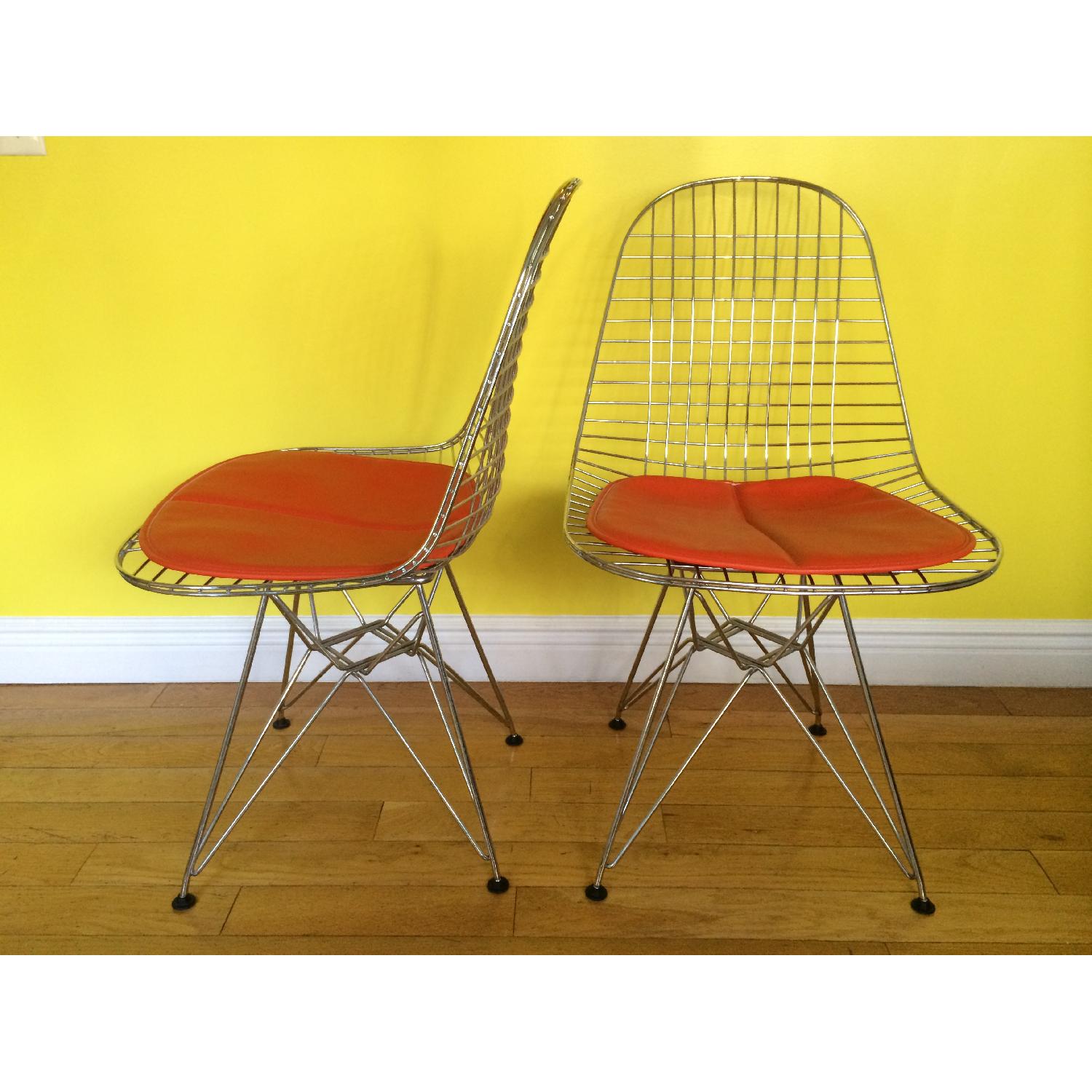 Herman Miller Eames Wire Chairs - Pair - image-7