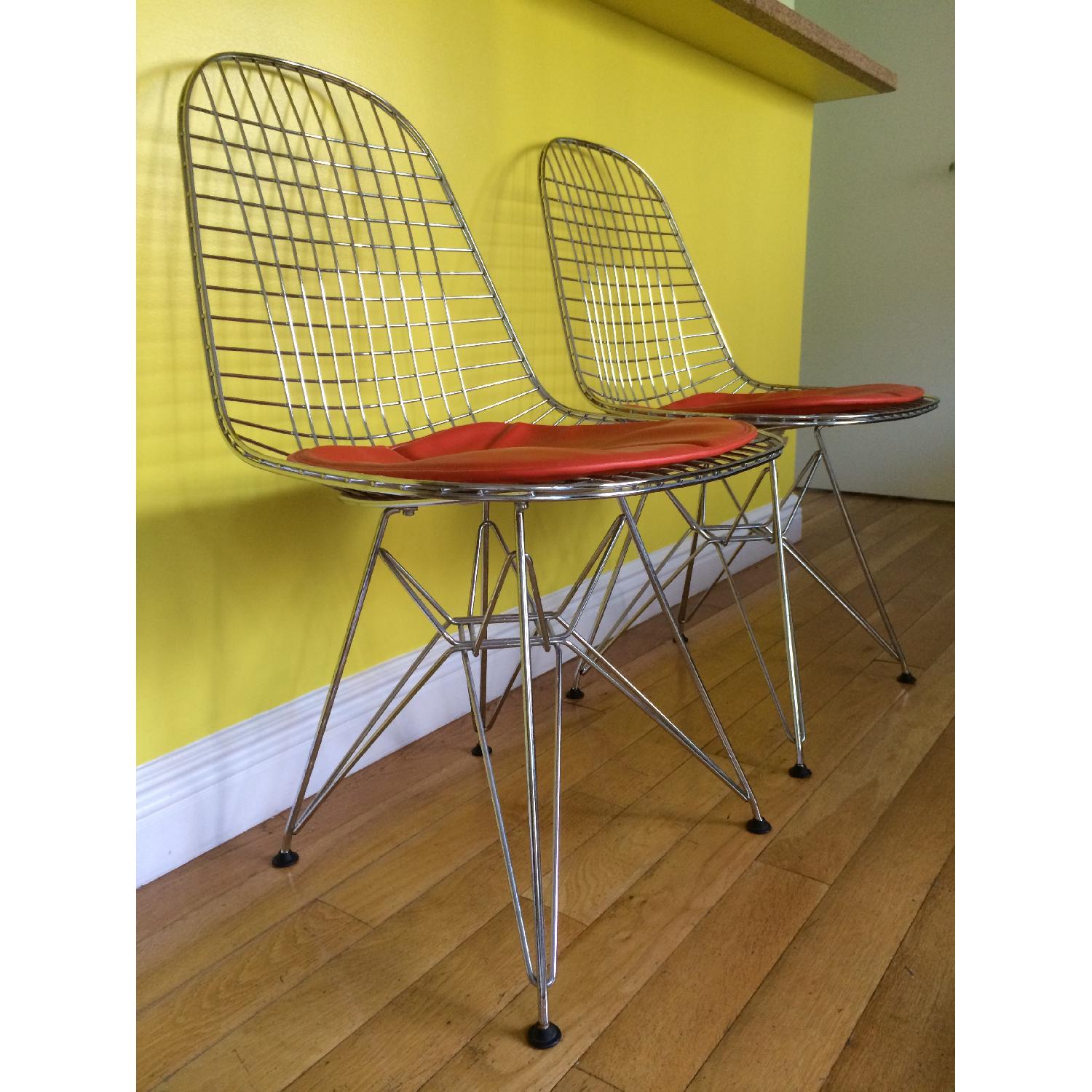 Herman Miller Eames Wire Chairs - Pair - image-12