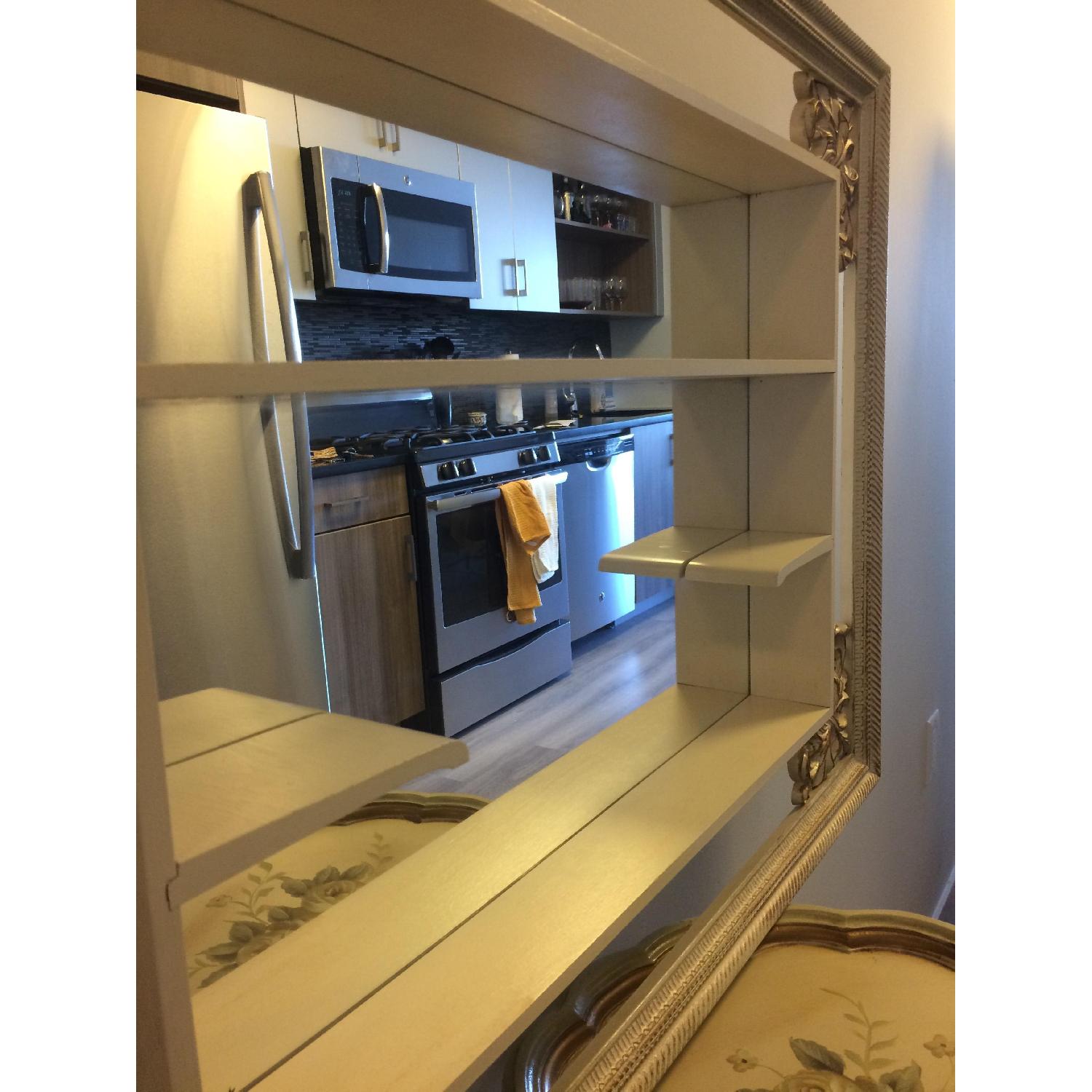 Turner Antique Shadow Box Hanging Mirror - image-5